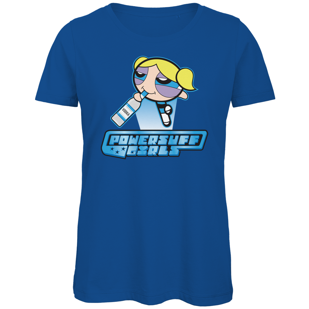 Bubbles Powersuff Powerpuff Girls - Damen Premium Bio T-Shirt Royal Blue