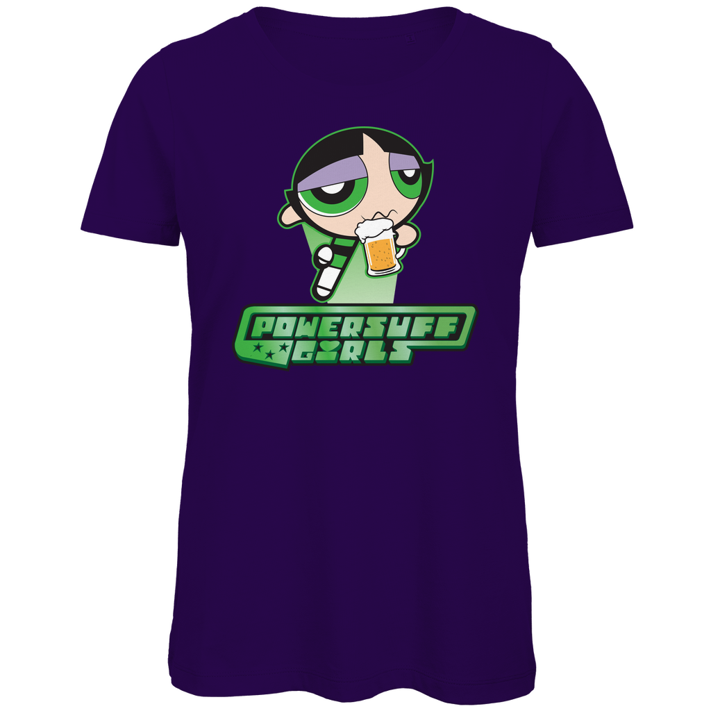 Buttercup Powersuff Powerpuff Girls - Damen Premium Bio T-Shirt Urban Purple