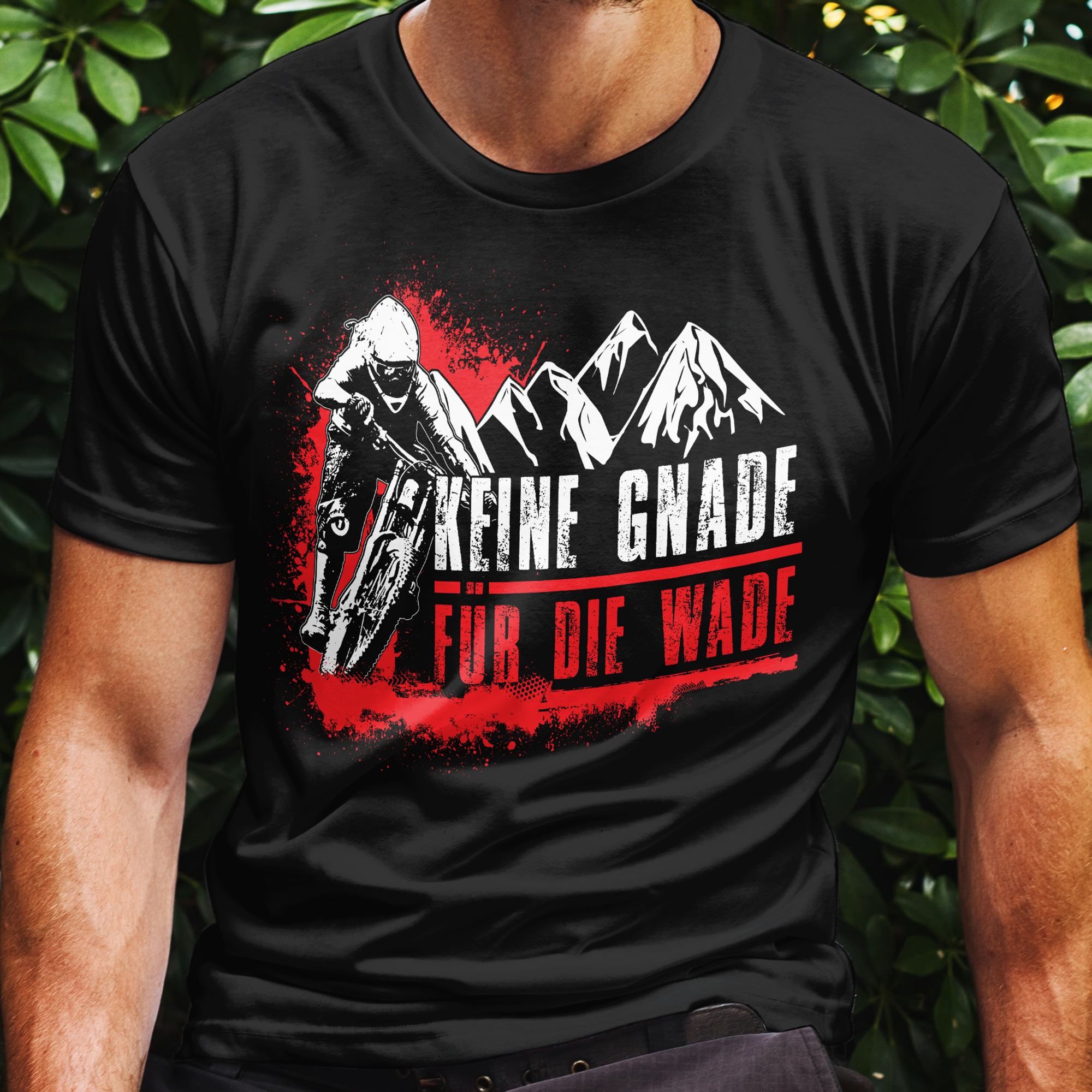 Keine Gnade für die Wade Shirt – Lustiges Mountainbike T-Shirt für Männer