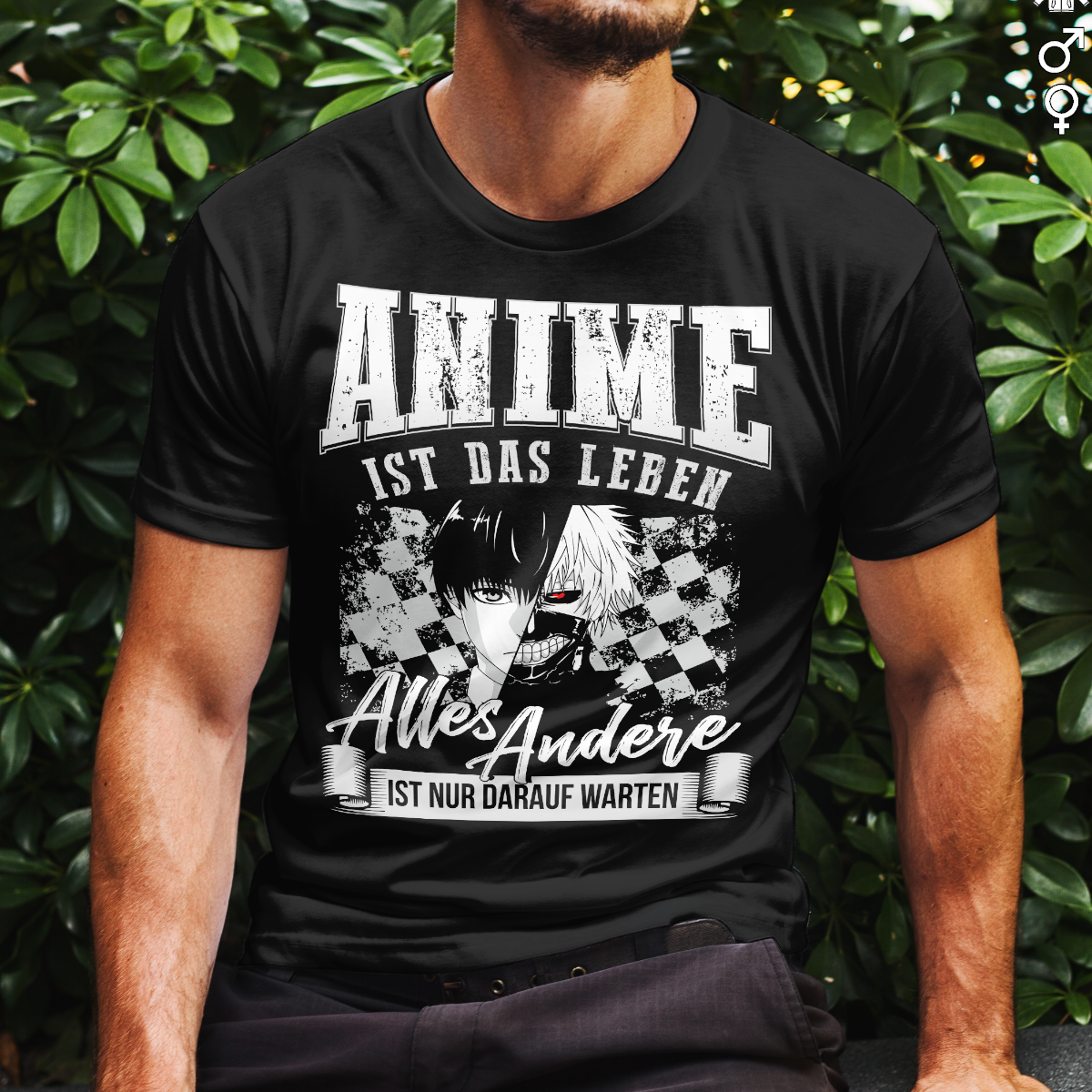Tokyo Ghoul Anime Shirt Herren – Alles andere ist warten Kaneki Ken Fan T-Shirt