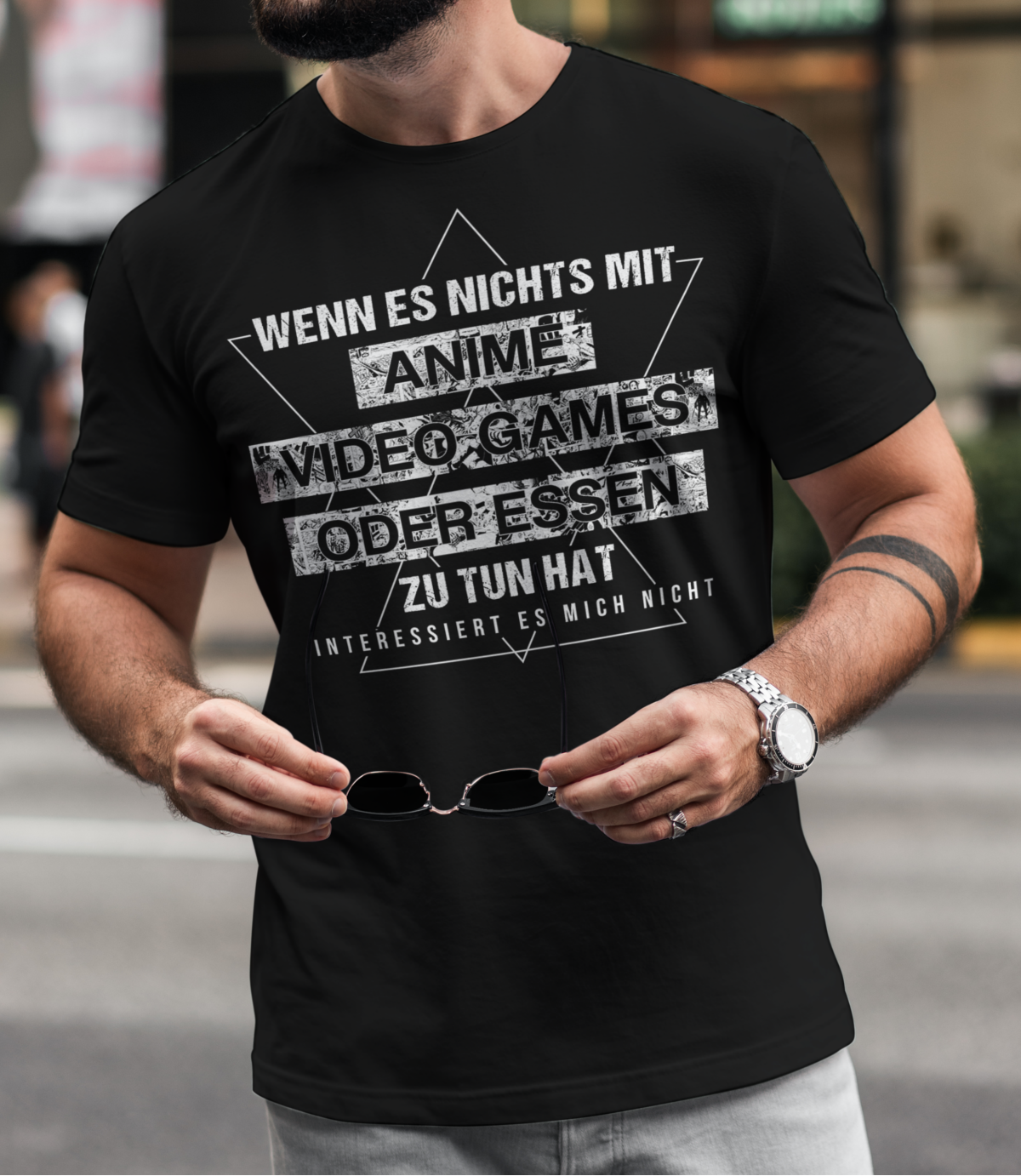 Anime Zocker Shirt Männer – Wenn’s nichts mit Anime Games oder Essen zu tun hat
