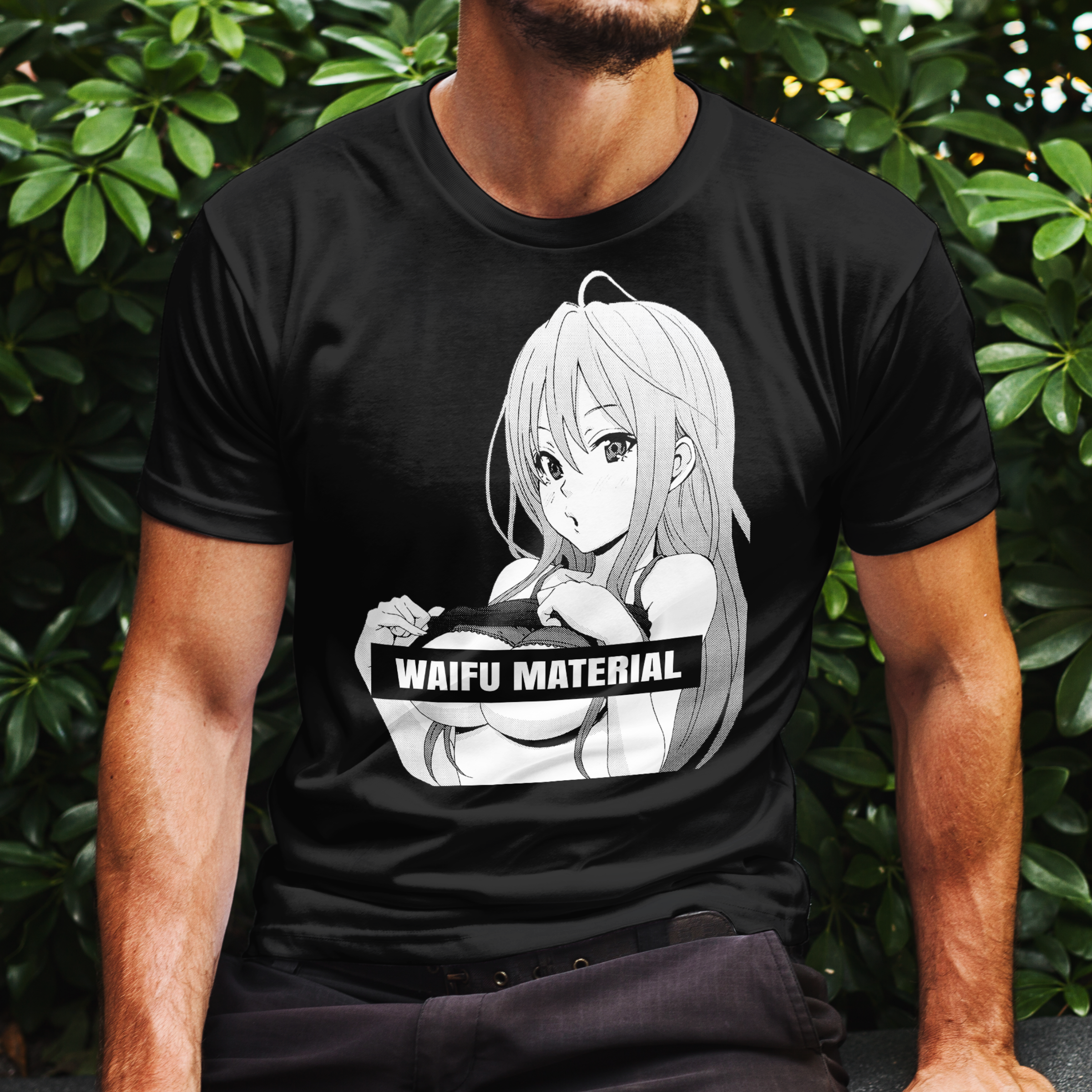 Waifu T-Shirt Herren – Ecchi Style für Anime Fans - Sexy Manga Girl Design