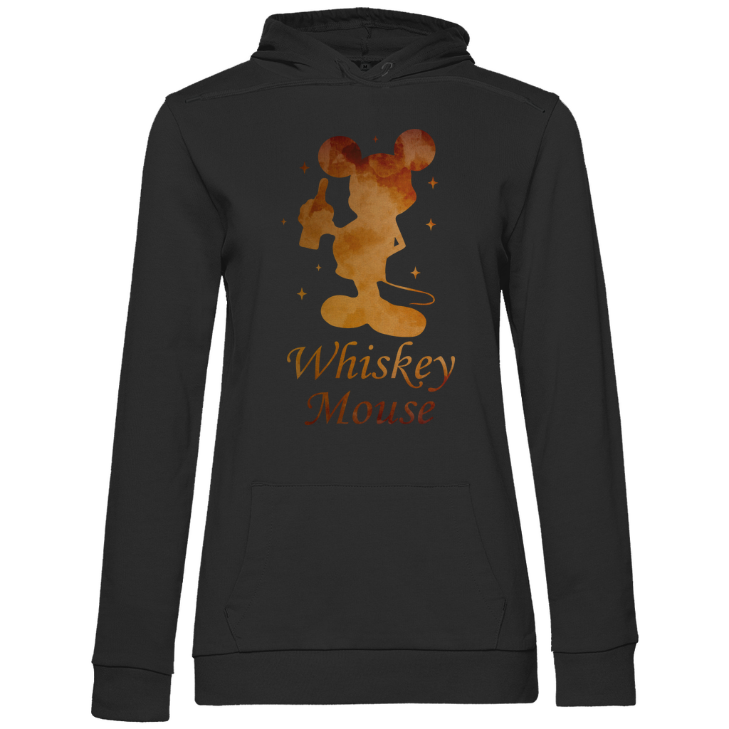 Whiskey Mouse - Prinzessin Aquarell - Damen Hoodie Black