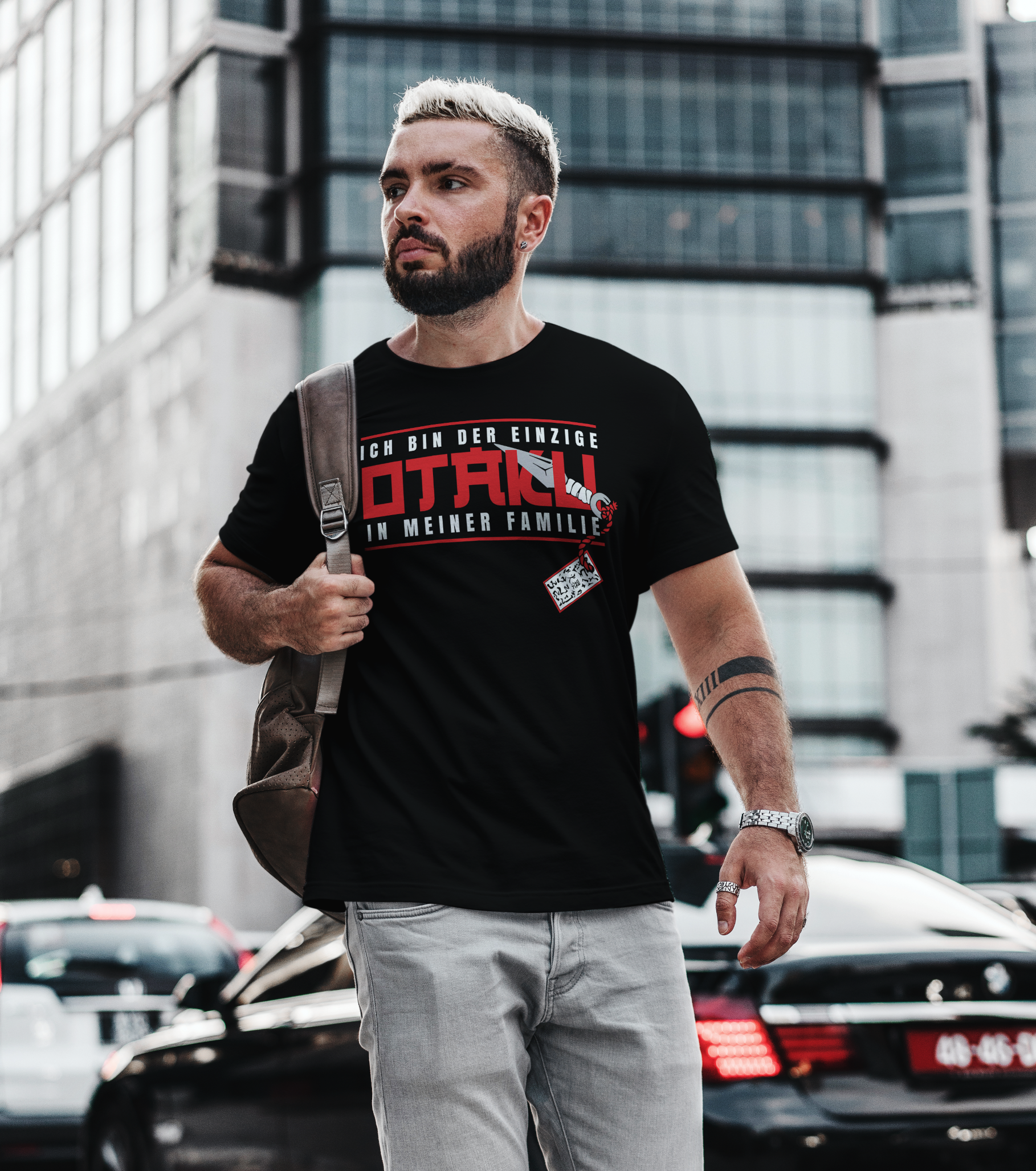 Otaku Shirt Männer – Ich bin der einzige Anime Fan in meiner Familie T-Shirt