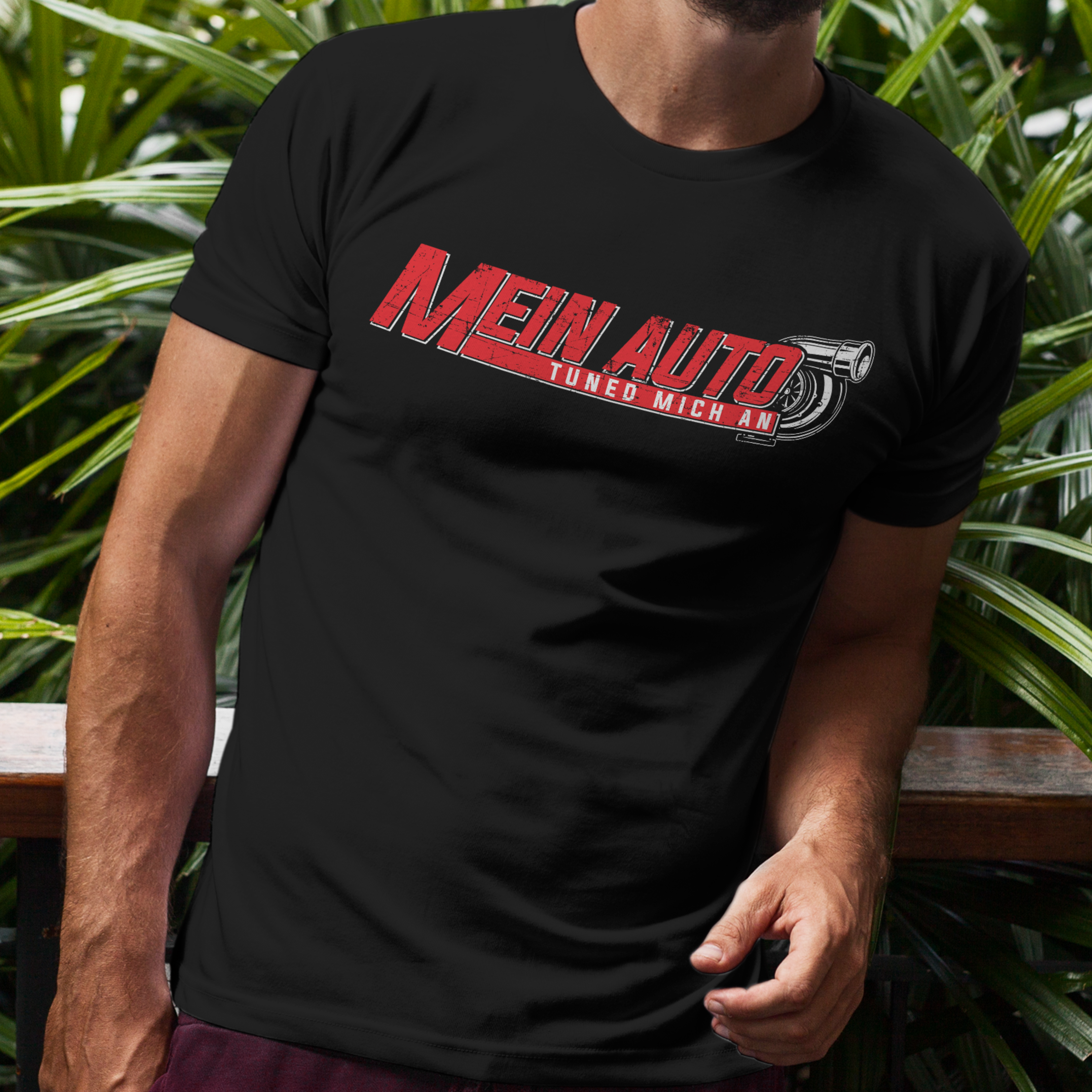 Mein Auto tuned mich an – Lustiges Tuning Shirt für Männer mit Humor & PS