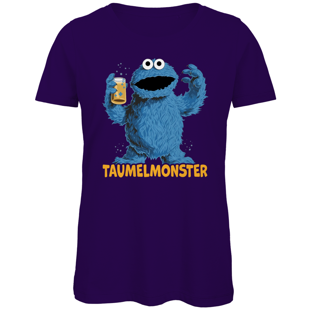Sesamstraße - Taumel Krümelmonster - Damen Premium Bio T-Shirt Urban Purple