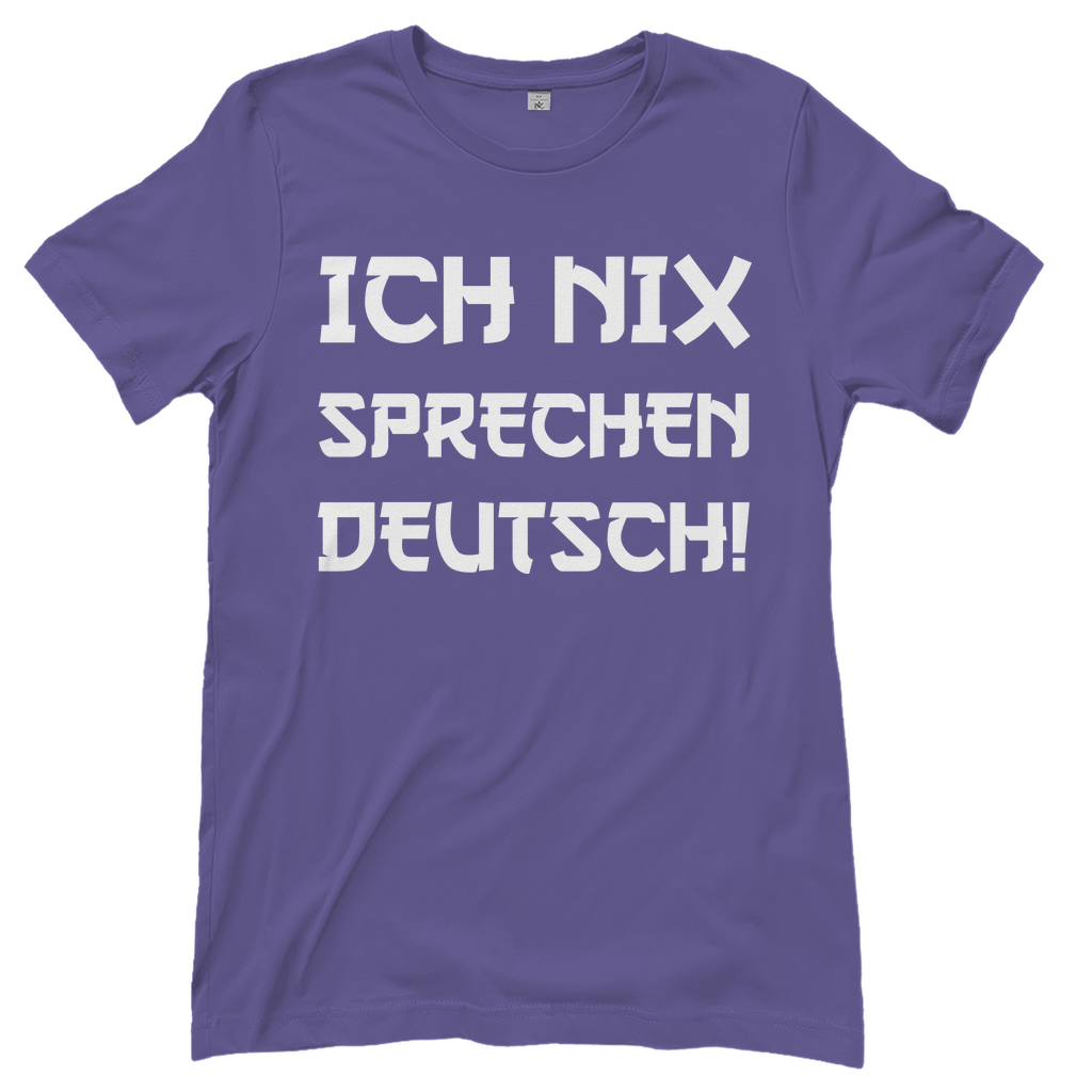 Ich nix sprechen Deutsch! - Damenshirt Millennial Lilac