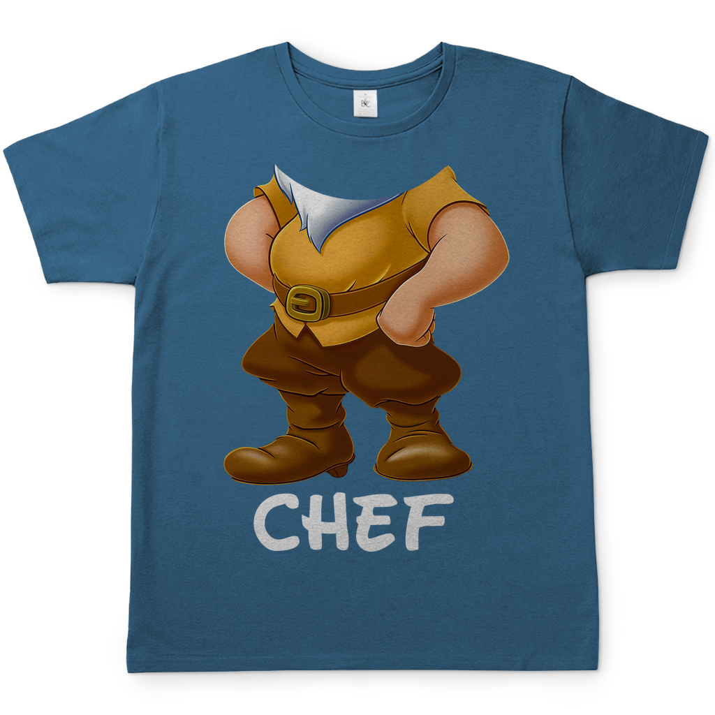 Schneewittchen und die 7 Zwerge - Chef - Herren Shirt Stone Blue