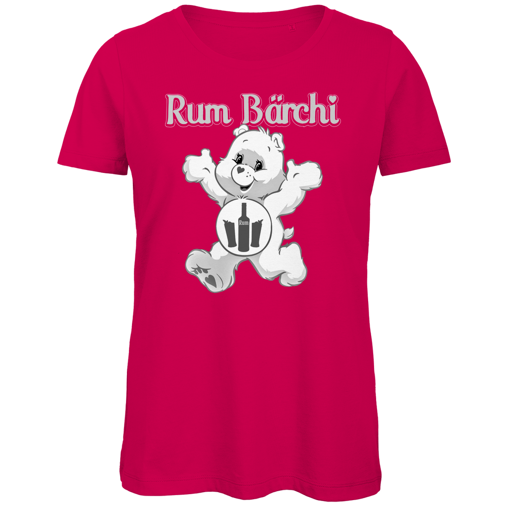 Rum Bärchi - Glücksbärchi - Damen Premium Bio T-Shirt Fuchsia