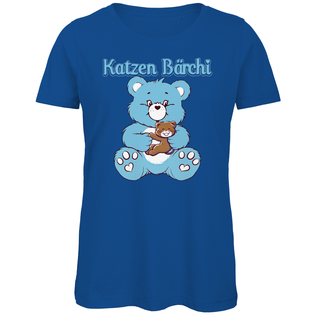 Katzen Bärchi - Glücksbärchi - Damen Premium Bio T-Shirt Royal Blue