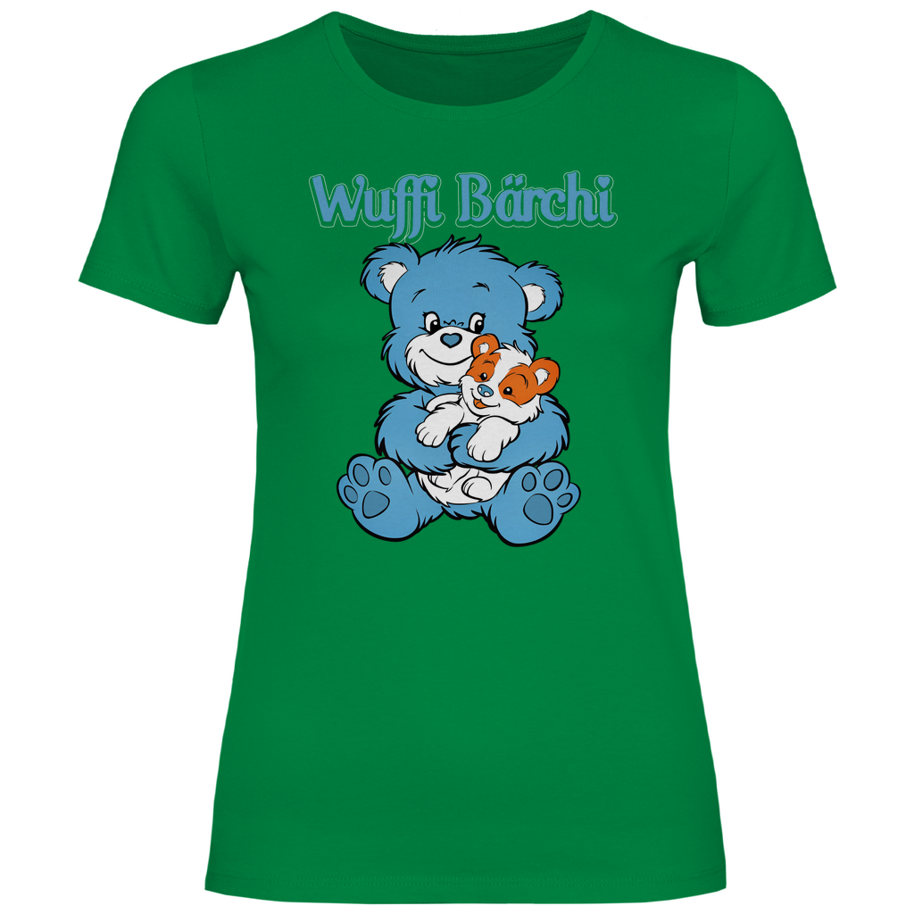Wuffi Bärchi - Glücksbärchi - Damenshirt Kelly Green