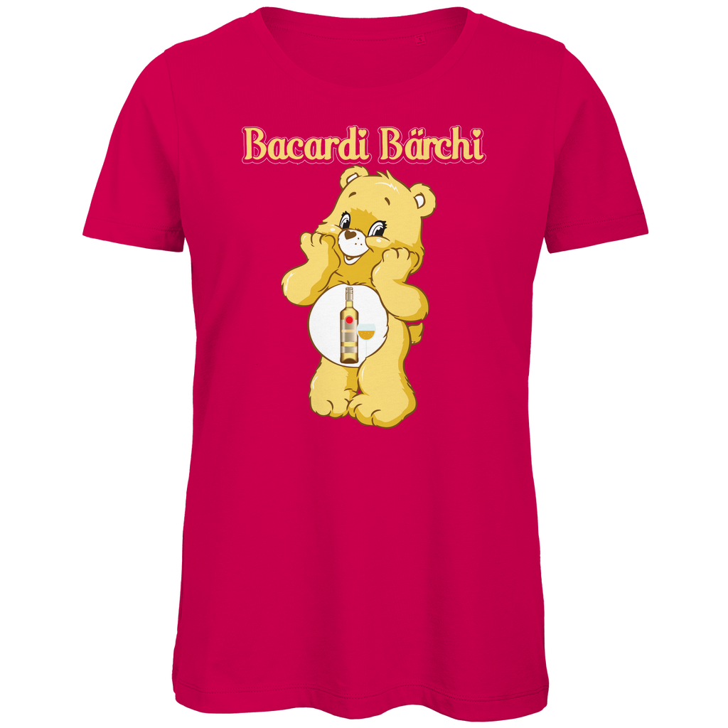 Bacardi Bärchi - Glücksbärchi - Damen Premium Bio T-Shirt Fuchsia