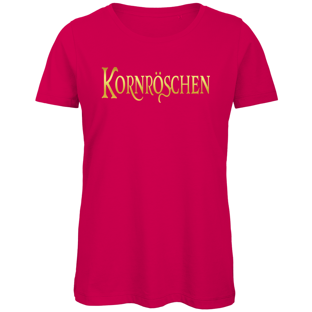 Kornröschen - Prinzessin Gold - Damen Premium Bio T-Shirt Fuchsia