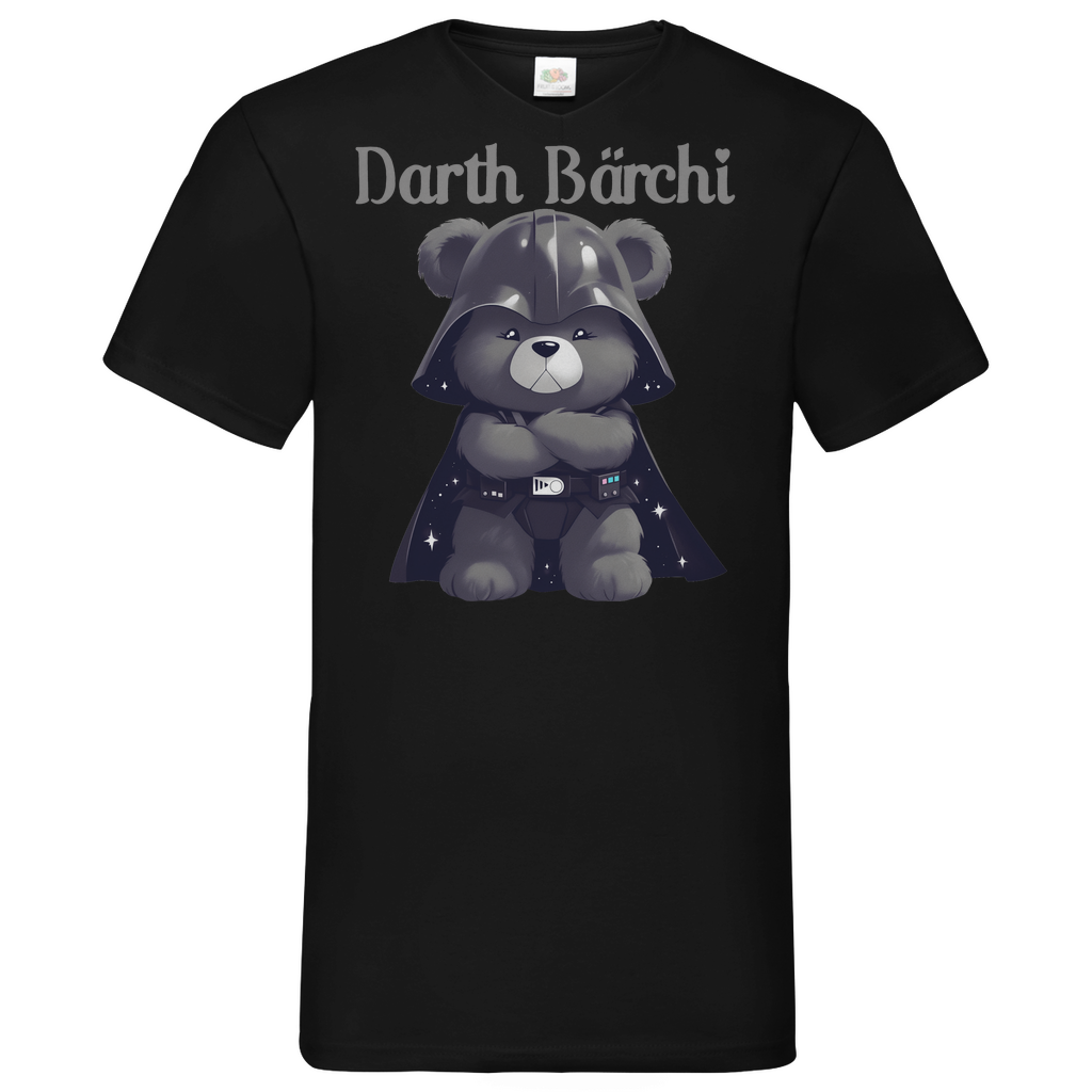 Darth Bärchi - Glücksbärchi - Herren V-Neck Shirt Black