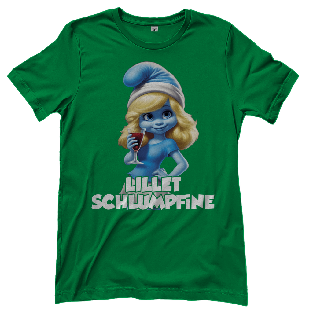 Lillet Schlumpfine Grafik - Damenshirt Kelly Green