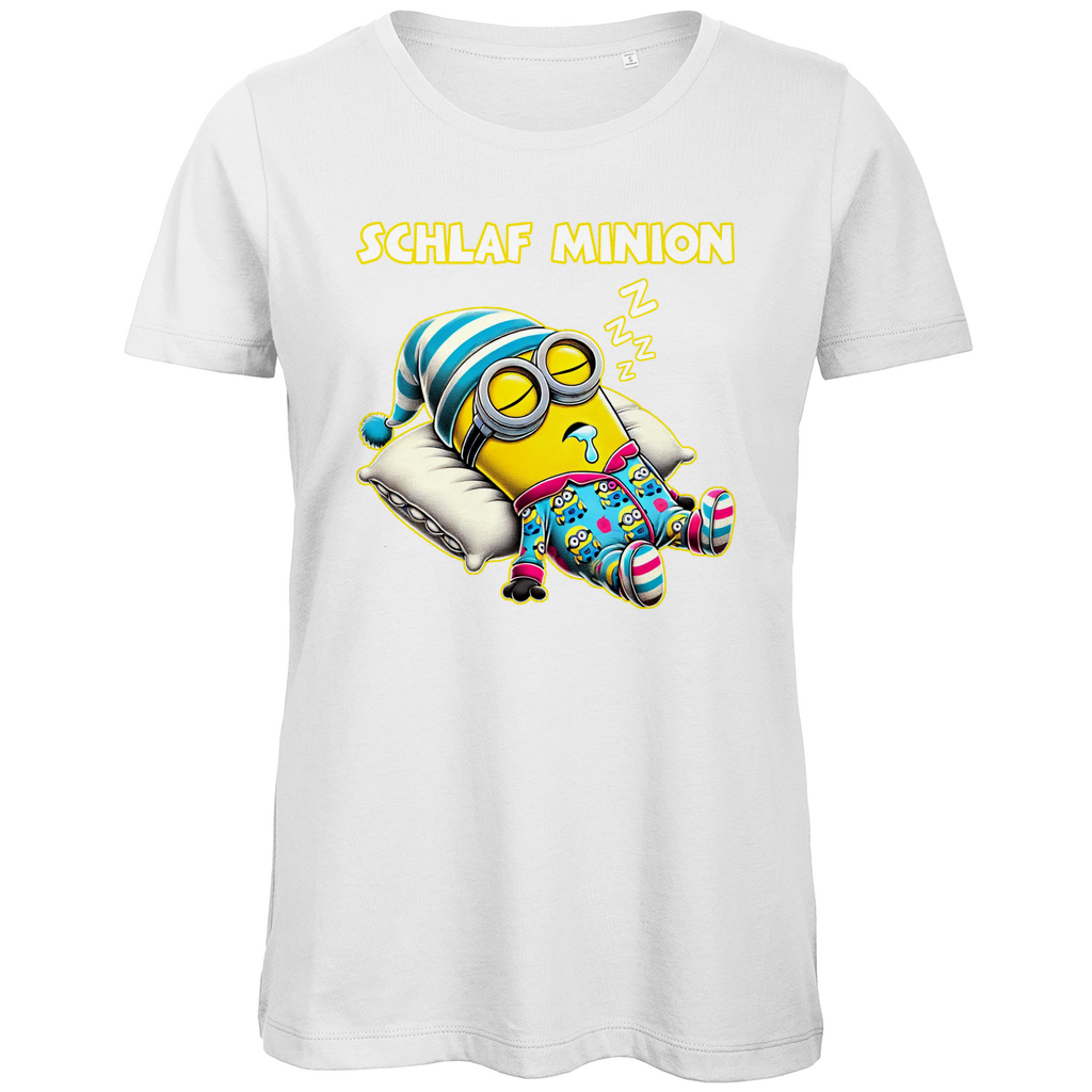 Schlaf Minion - Damen Premium Bio T-Shirt