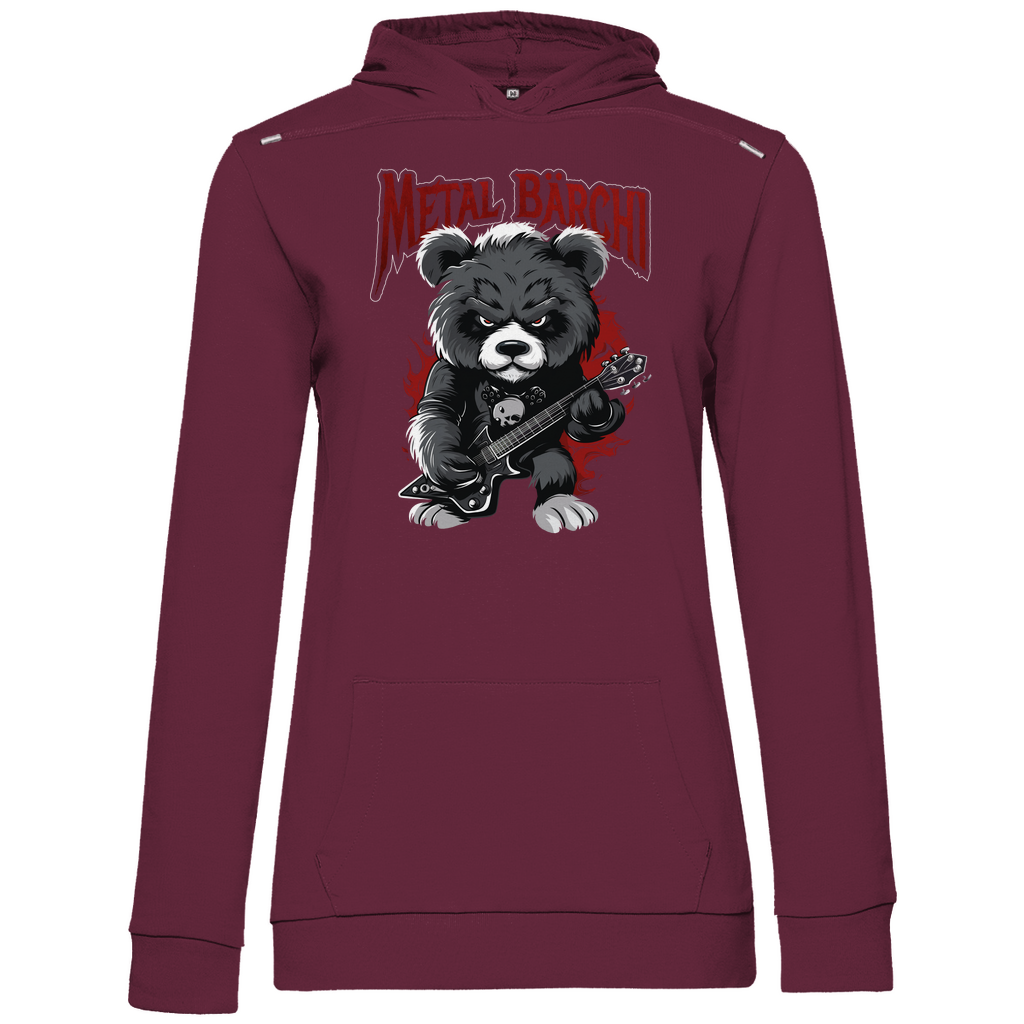 Metal Bärchi - Glücksbärchi - Damen Hoodie Wine