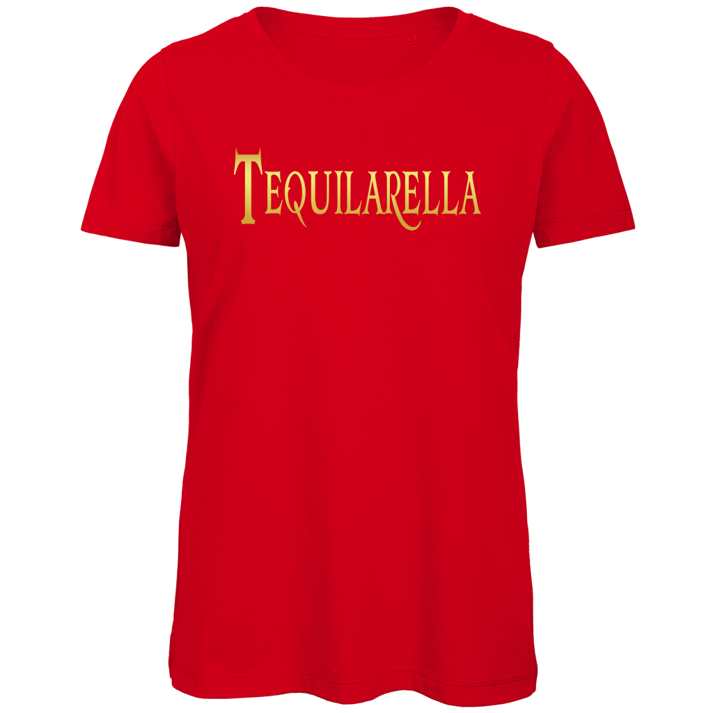 Tequilarella - Prinzessin Gold - Damen Premium Bio T-Shirt Red