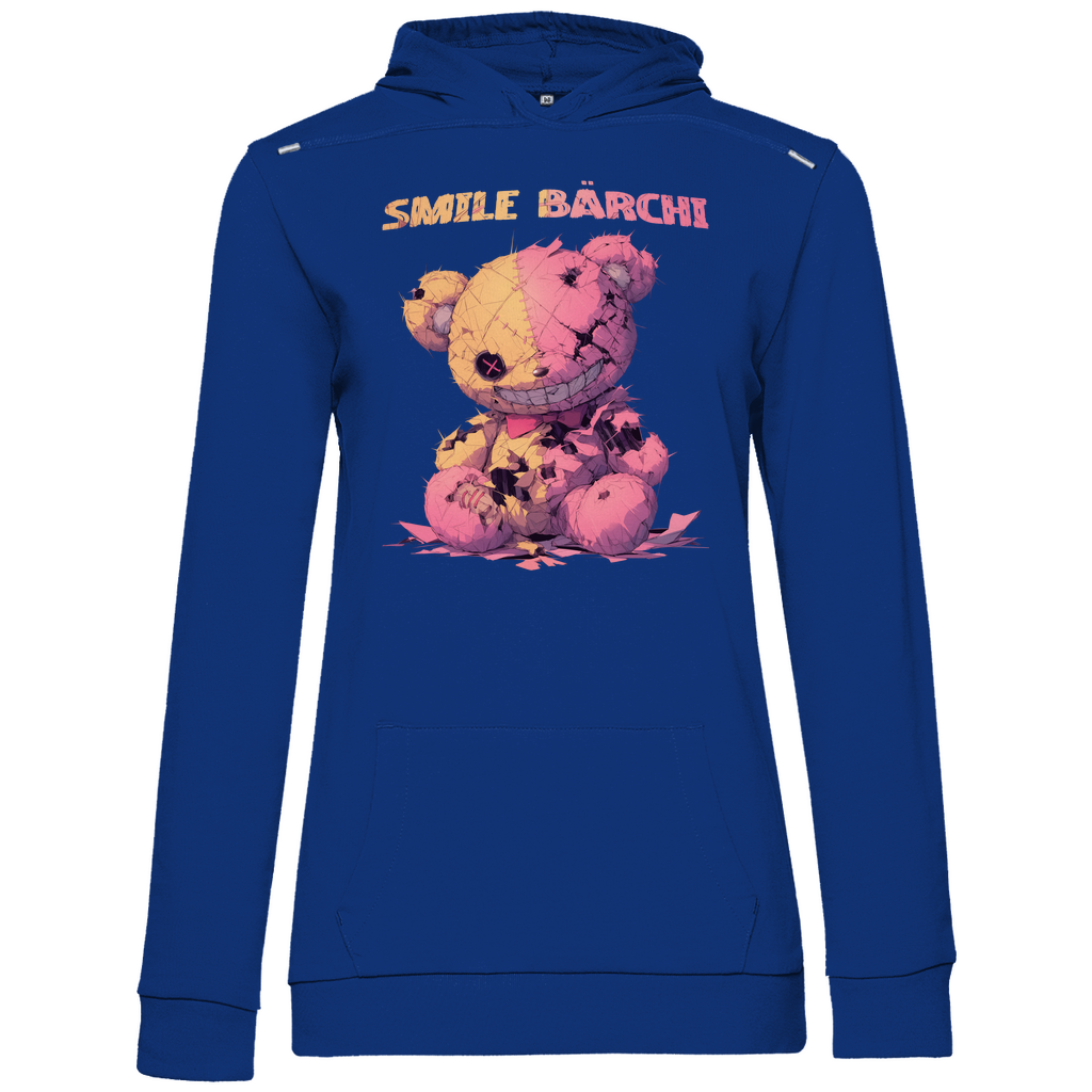 Smile Bärchi - Damen Hoodie Royal