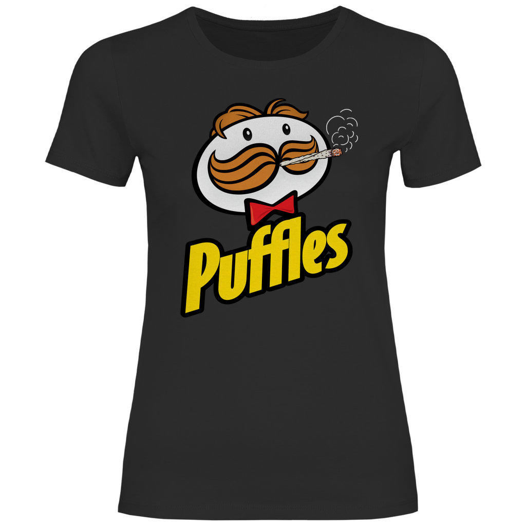 Puffles - Damenshirt Black