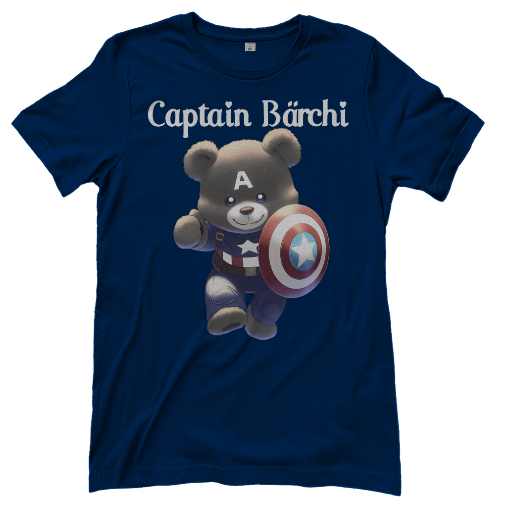 Captain Bärchi - Glücksbärchi - Damenshirt Navy
