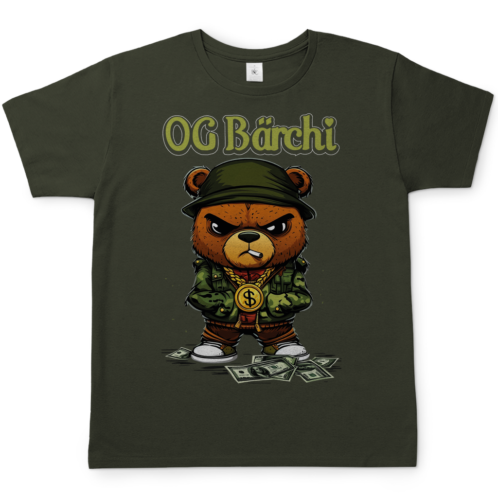 OG Bärchi - Glücksbärchi - Herren T-Shirt Urban Khaki