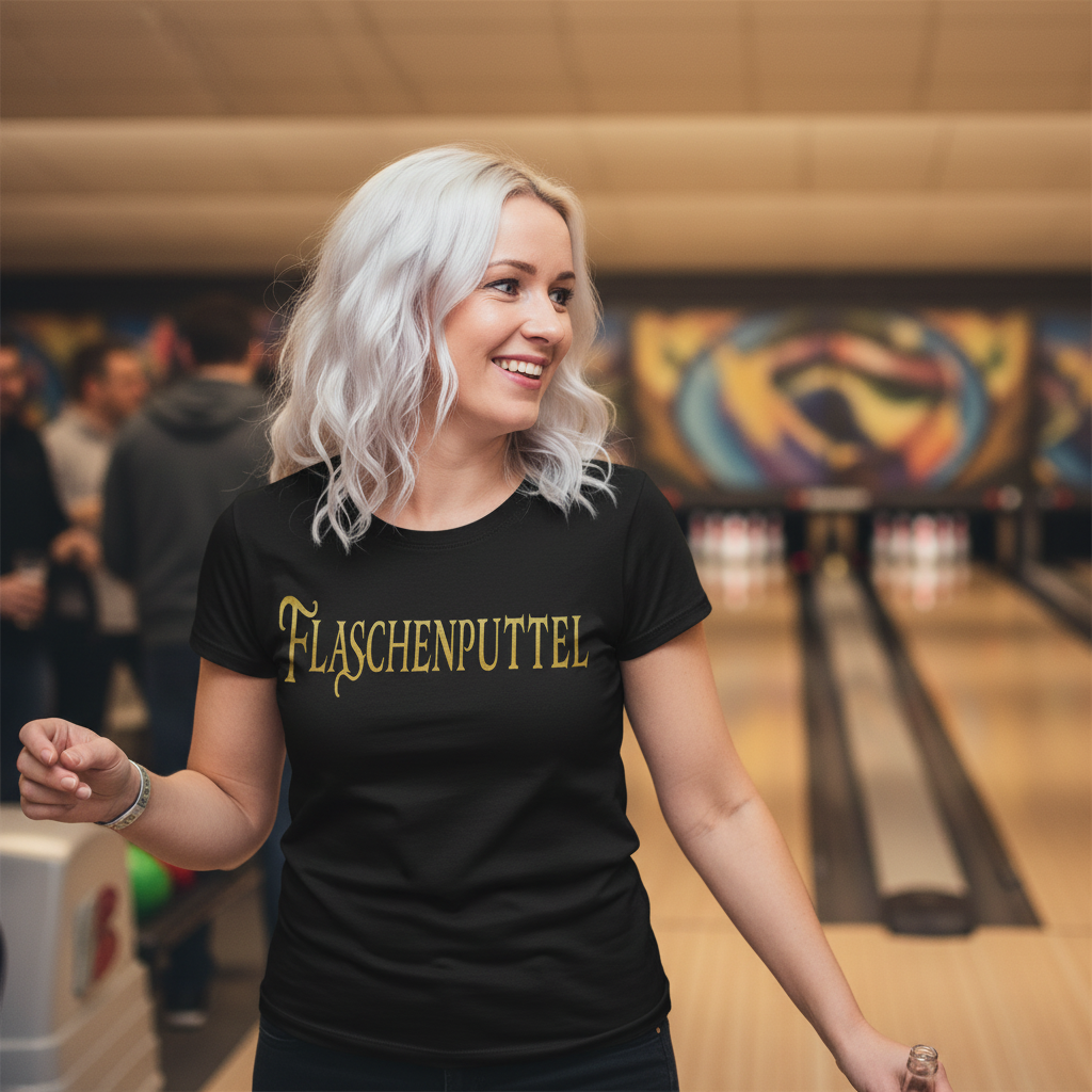 Flaschenputtel - Prinzessin Gold - Damenshirt