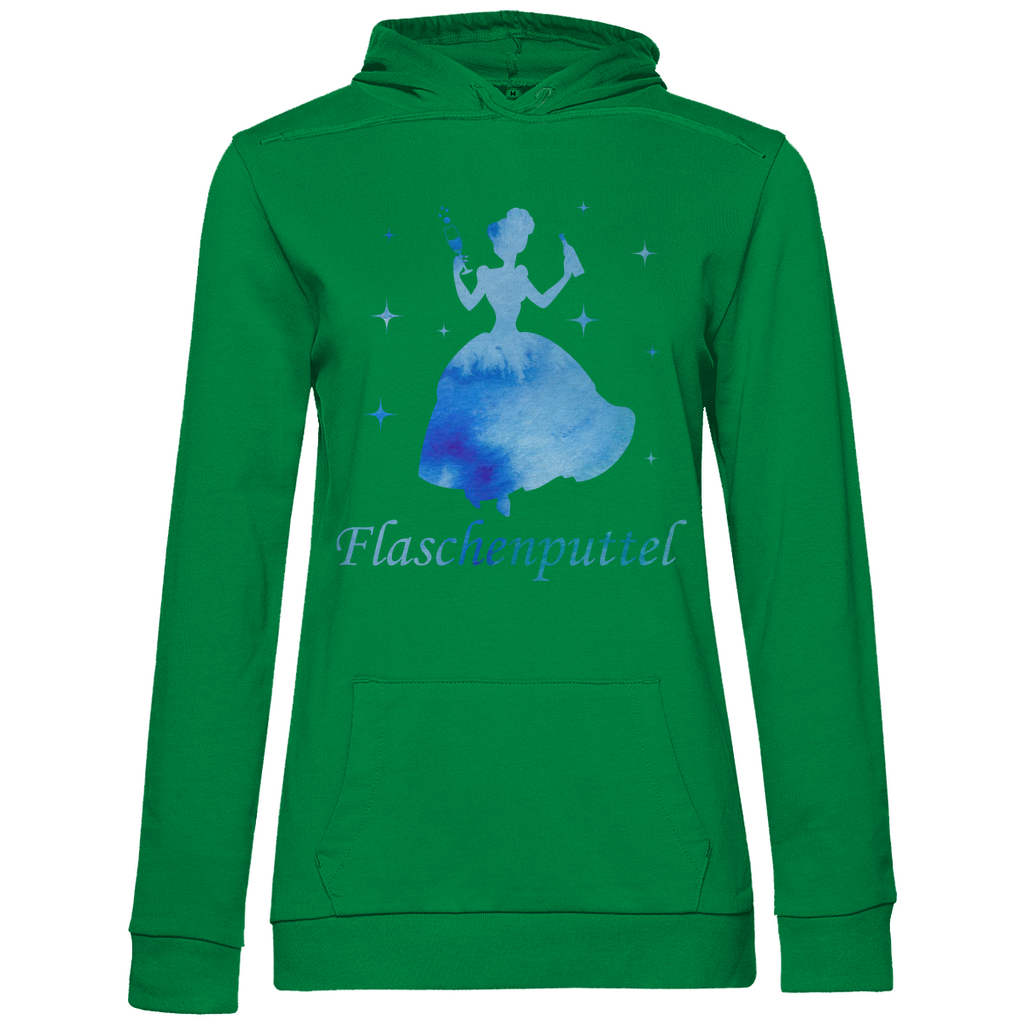 Flaschenputtel - Prinzessin Aquarell - Damen Hoodie Kelly Green