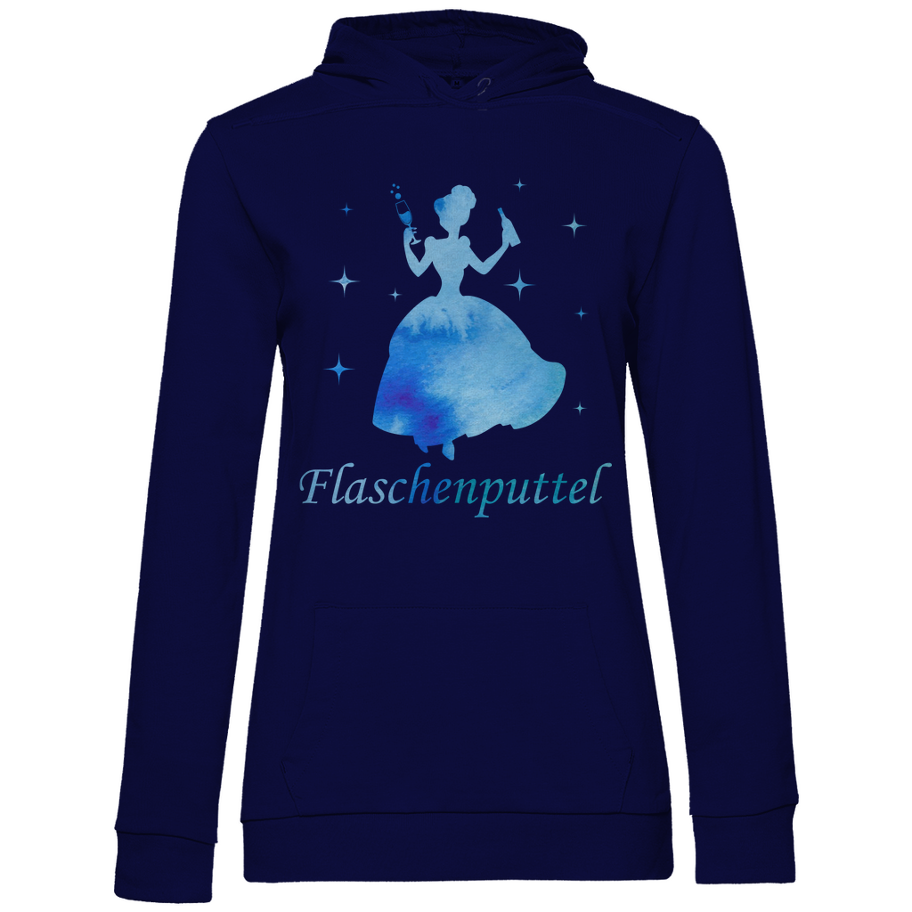 Flaschenputtel - Prinzessin Aquarell - Damen Hoodie Navy Blue