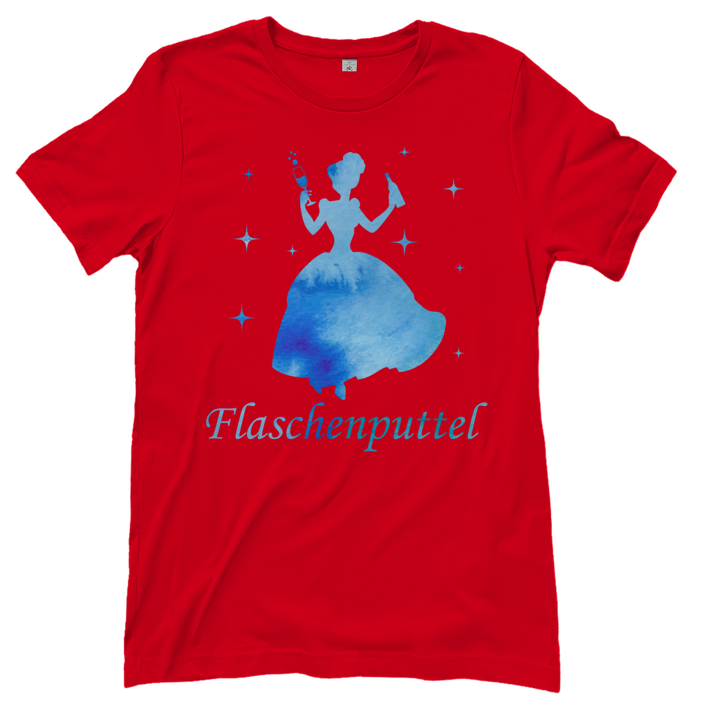 Flaschenputtel - Prinzessin Aquarell - Damenshirt Red