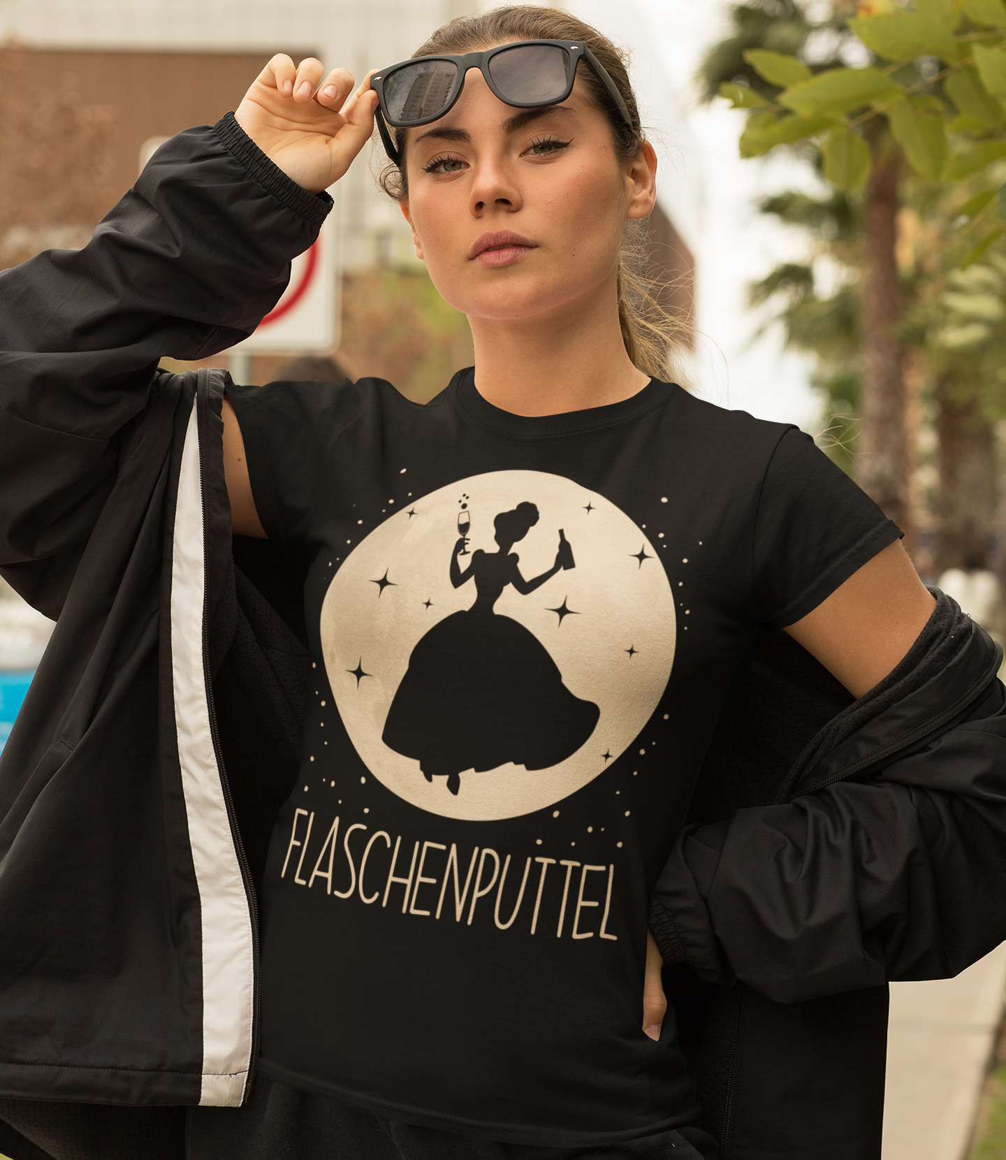 Mond Prinzessin - Flaschenputtel - Damenshirt