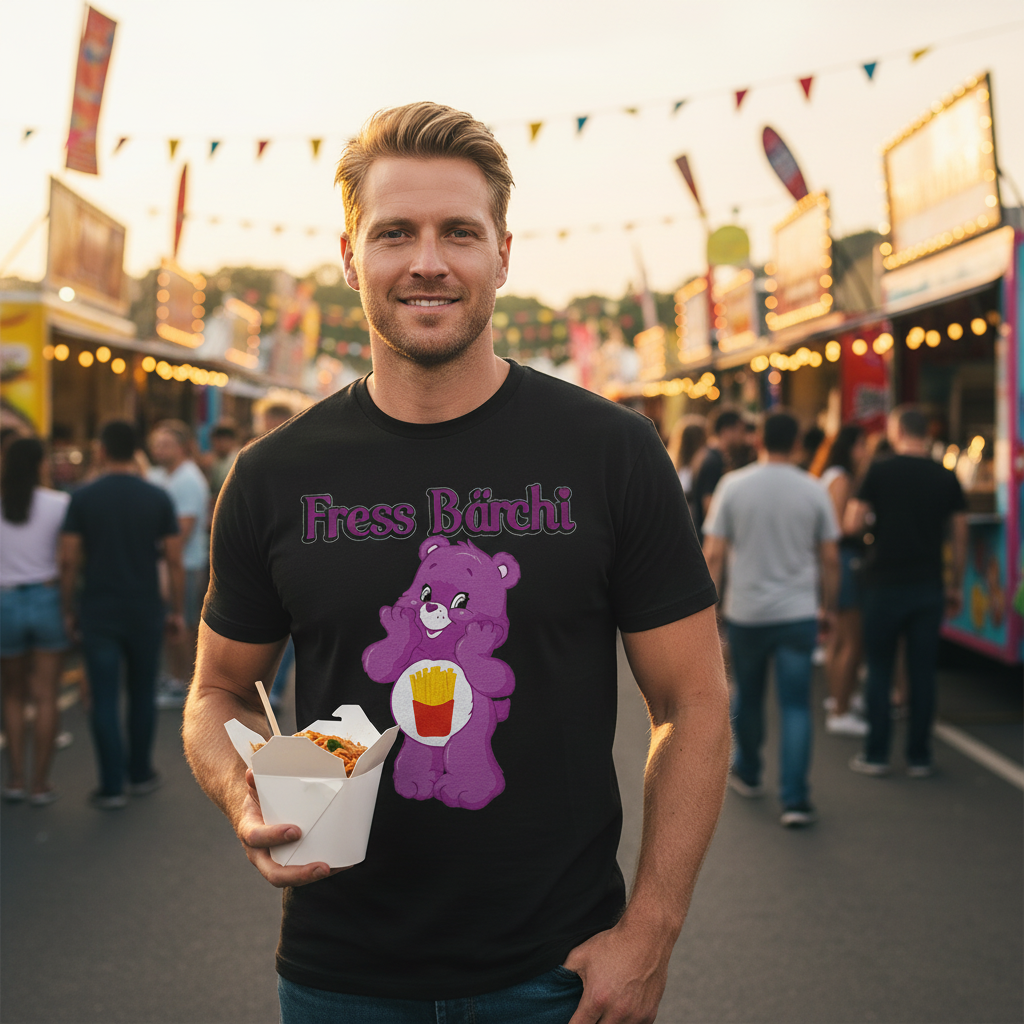 Fress Bärchi - Glücksbärchi - Herren Shirt