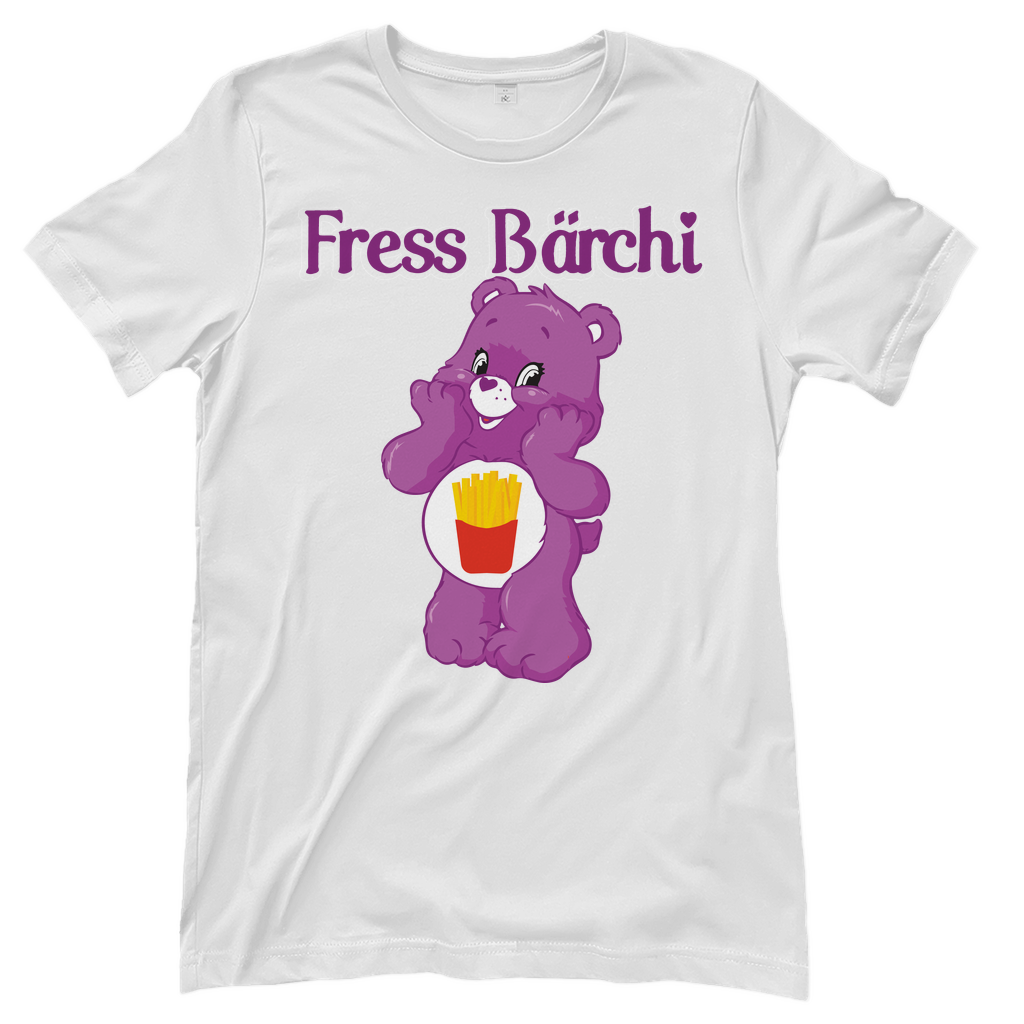 Fress Bärchi - Glücksbärchi - Damenshirt White