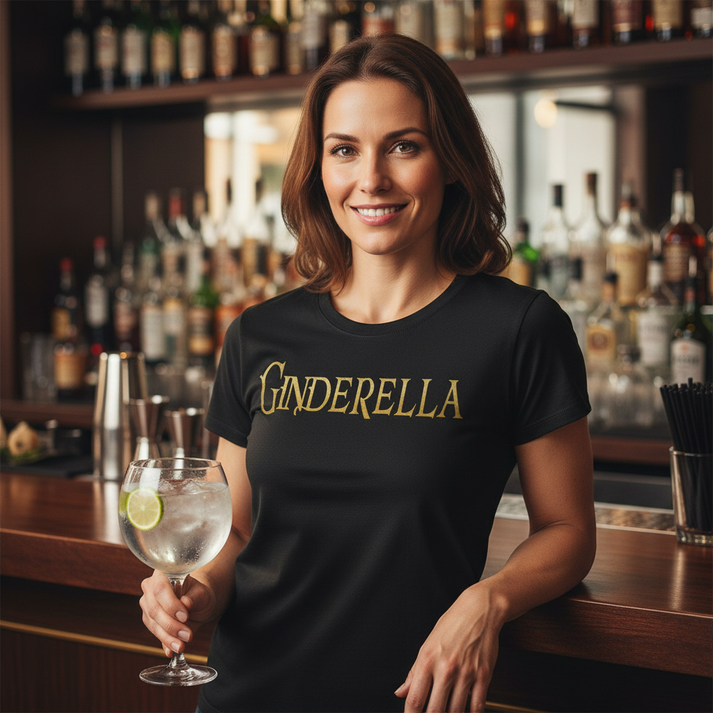 Ginderella - Prinzessin Gold - Damenshirt