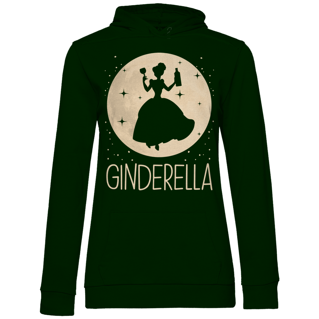 Mond Prinzessin - Ginderella - Damen Hoodie Forest Green