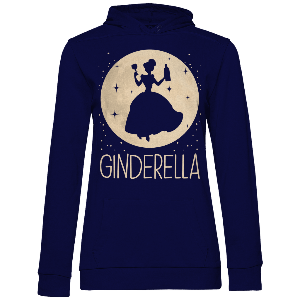Mond Prinzessin - Ginderella - Damen Hoodie Navy Blue