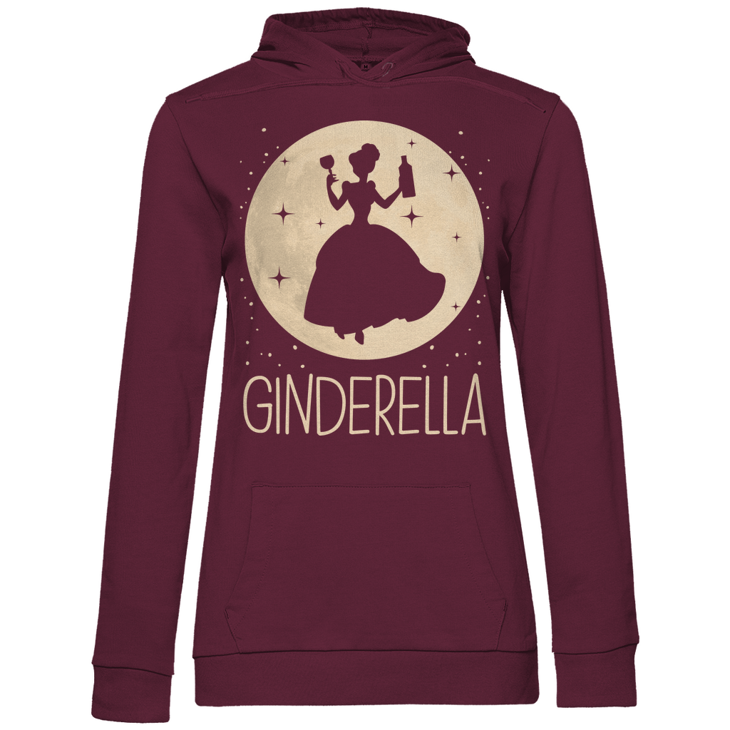 Mond Prinzessin - Ginderella - Damen Hoodie Wine