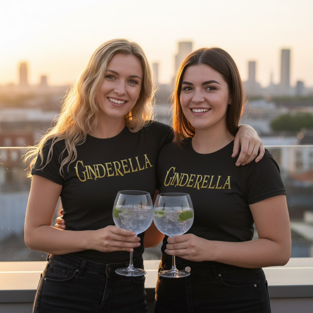 Ginderella - Prinzessin Gold - Damenshirt