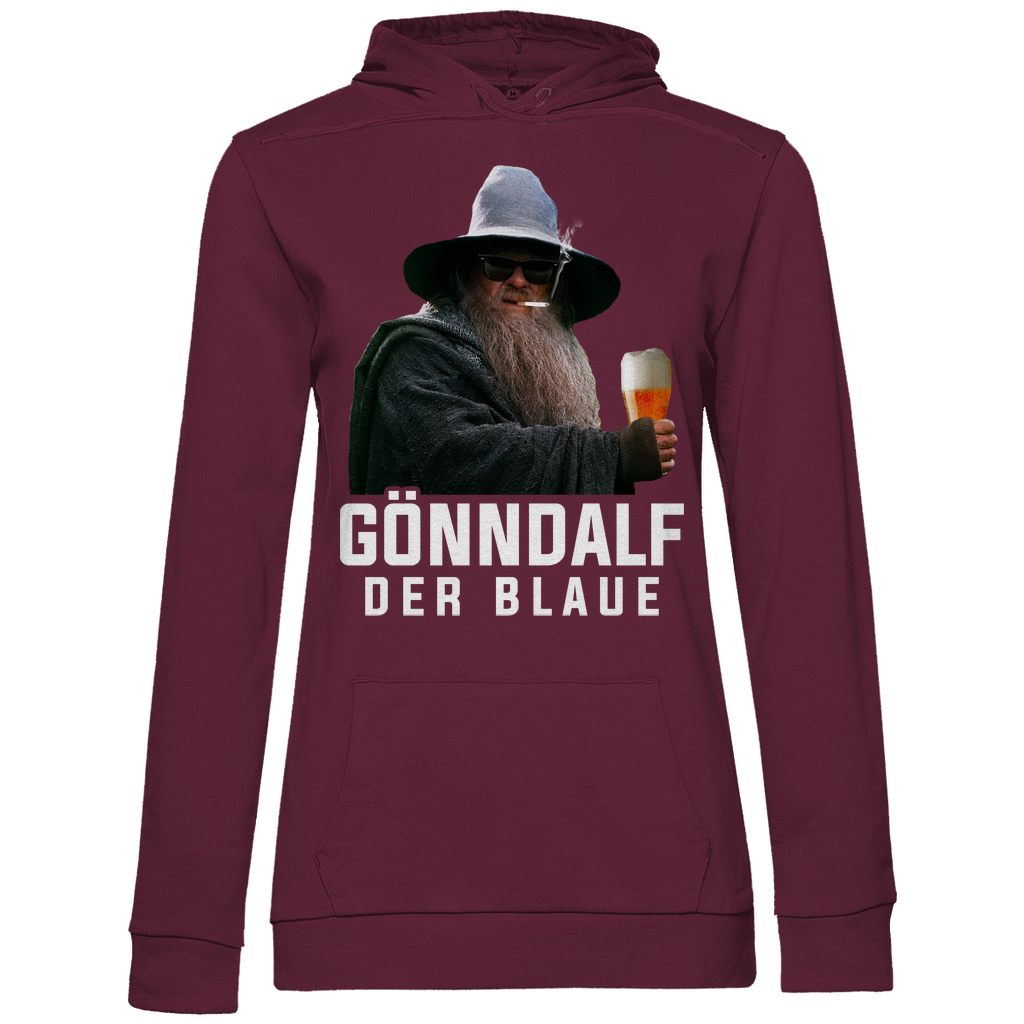 Gönndalf der Blaue - Damen Hoodie Wine