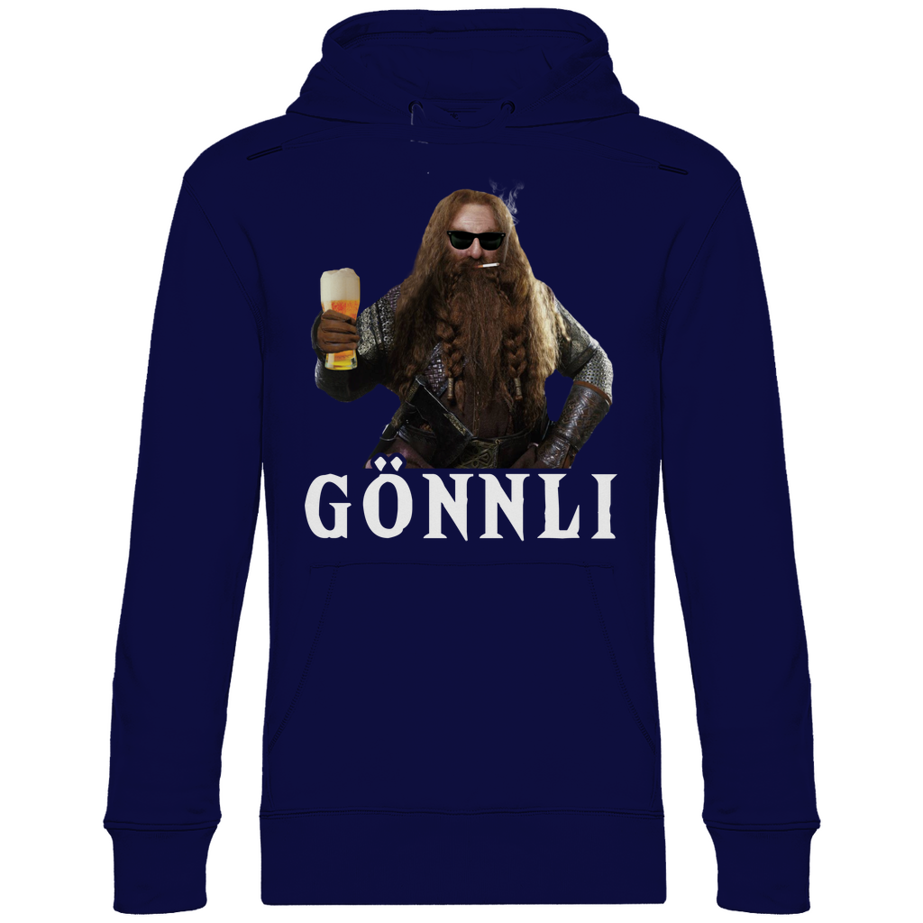 Gönnli Gimli der Herr der Ringe - Beidseitiger Druck - Unisex Hoodie Navy Blue