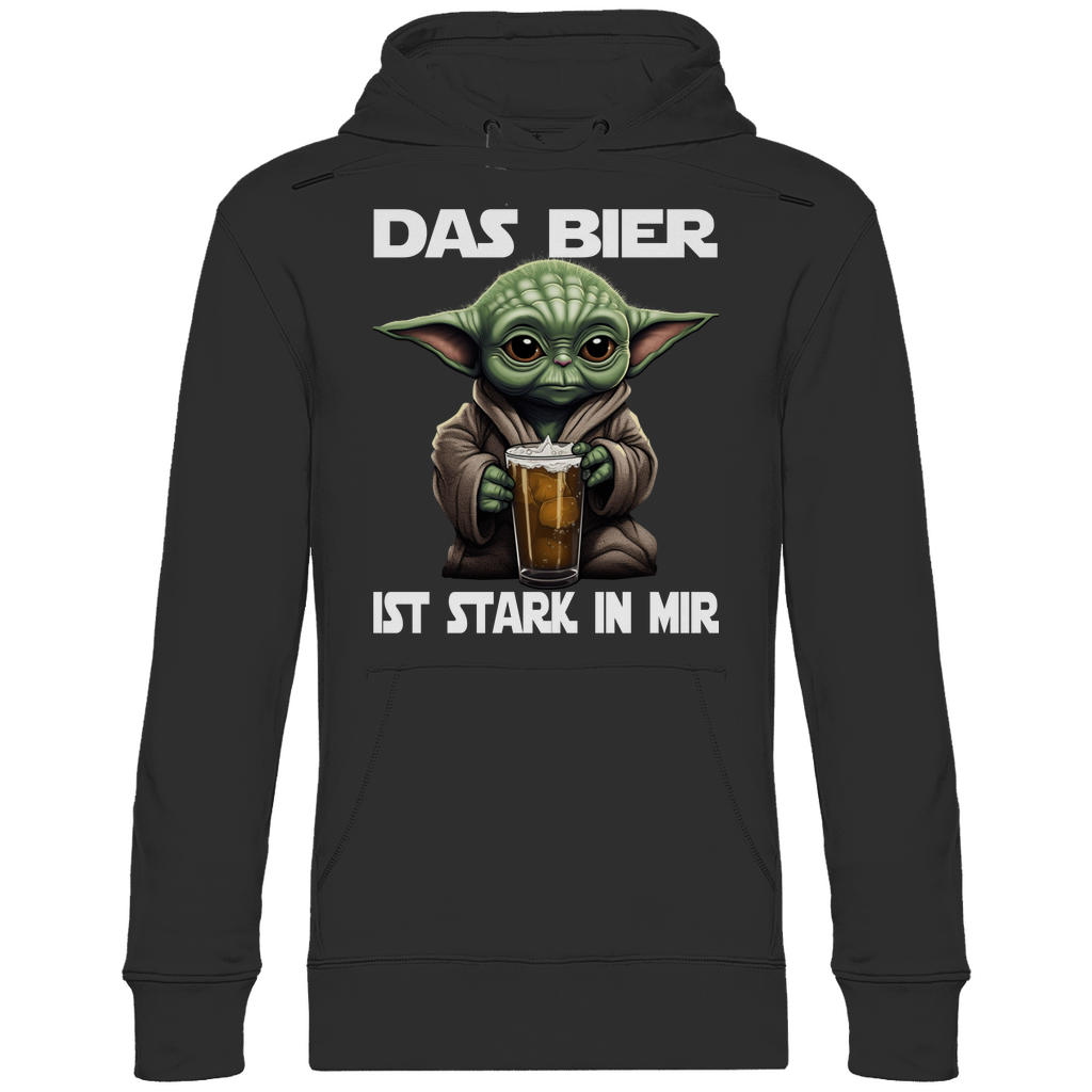 Das Bier ist stark in mir - Baby Yoda Grogu - Unisex Hoodie Black