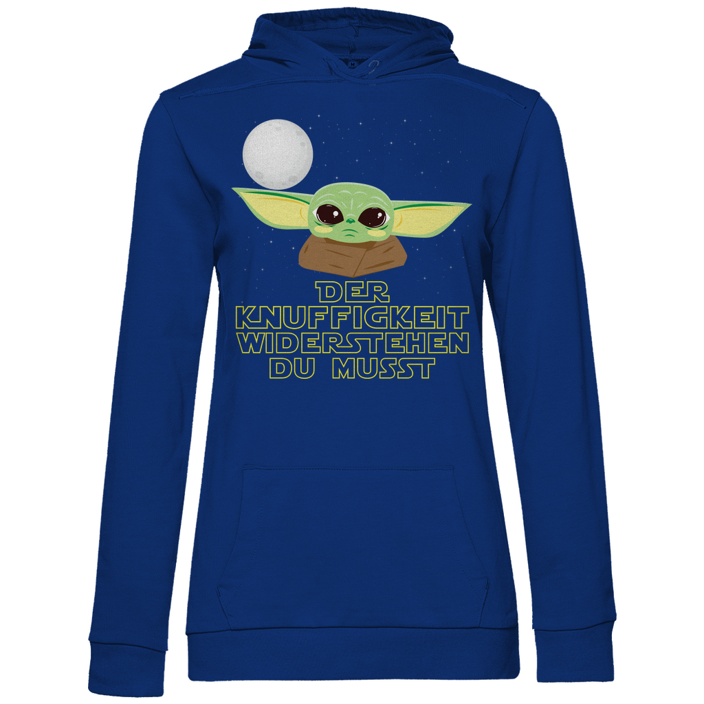Knuffigkeit widerstehen - Baby Yoda Grogu - Damen Hoodie Royal