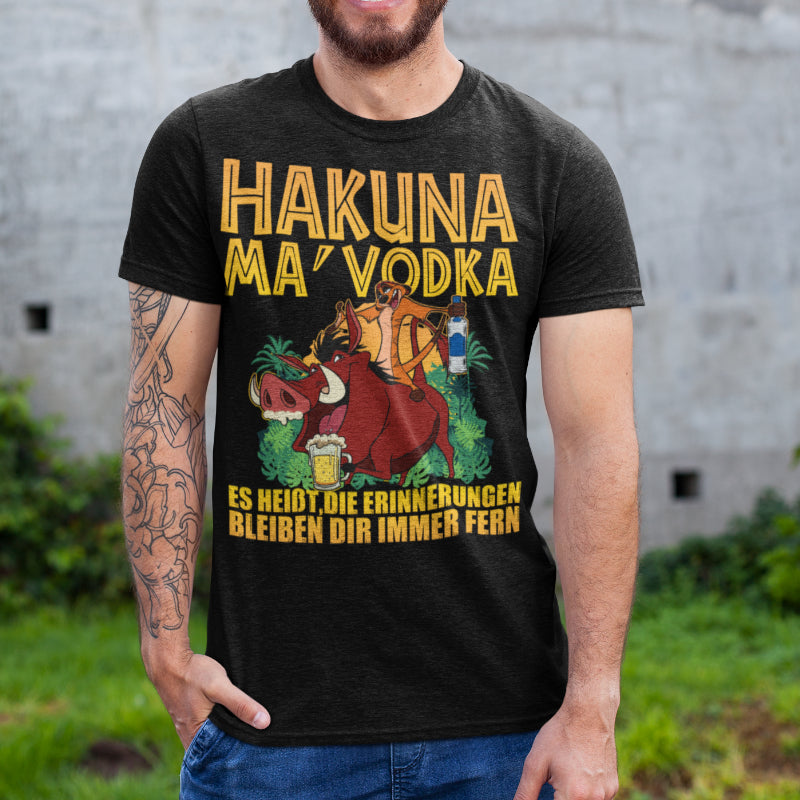Hakuna Ma Vodka Timon und Pumbaa - Herren Shirt