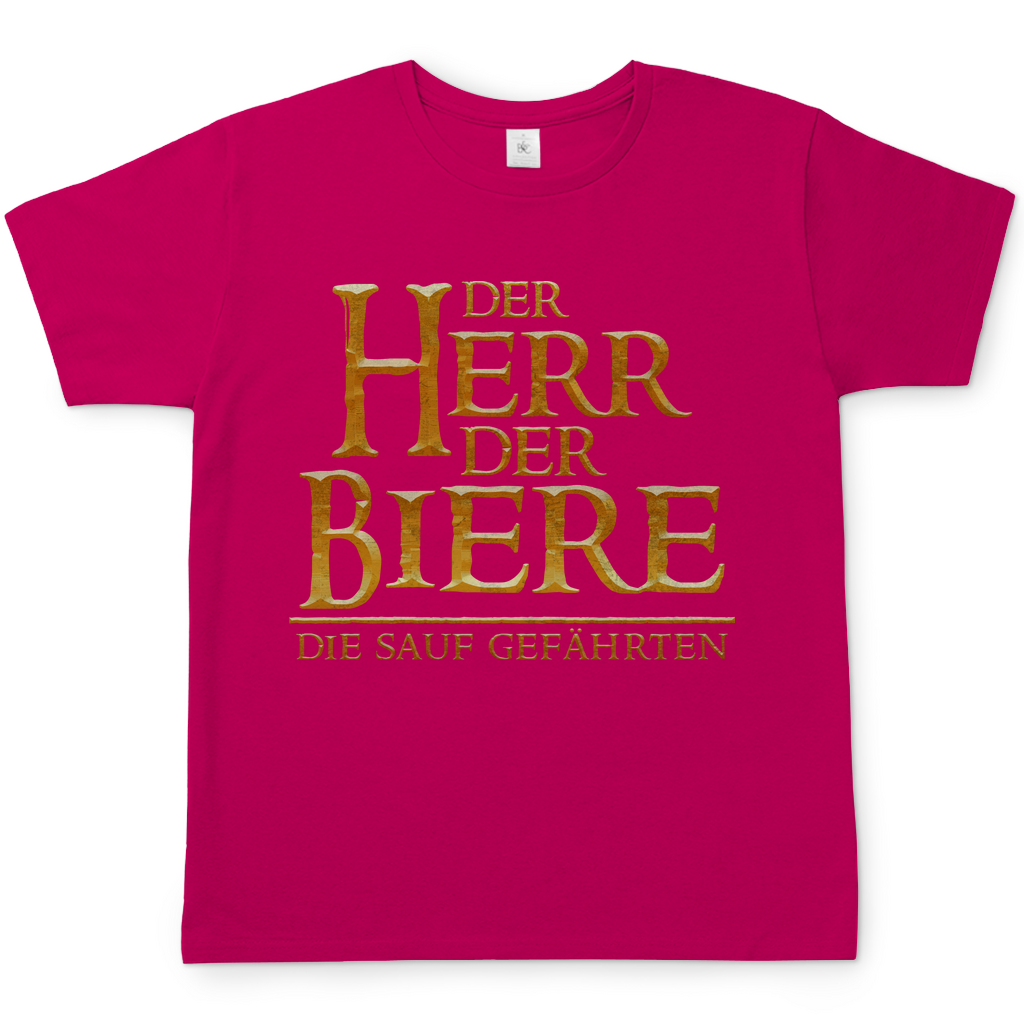 Der Herr der Biere die sauf Gefährten HDR - Herren Shirt Sorbet
