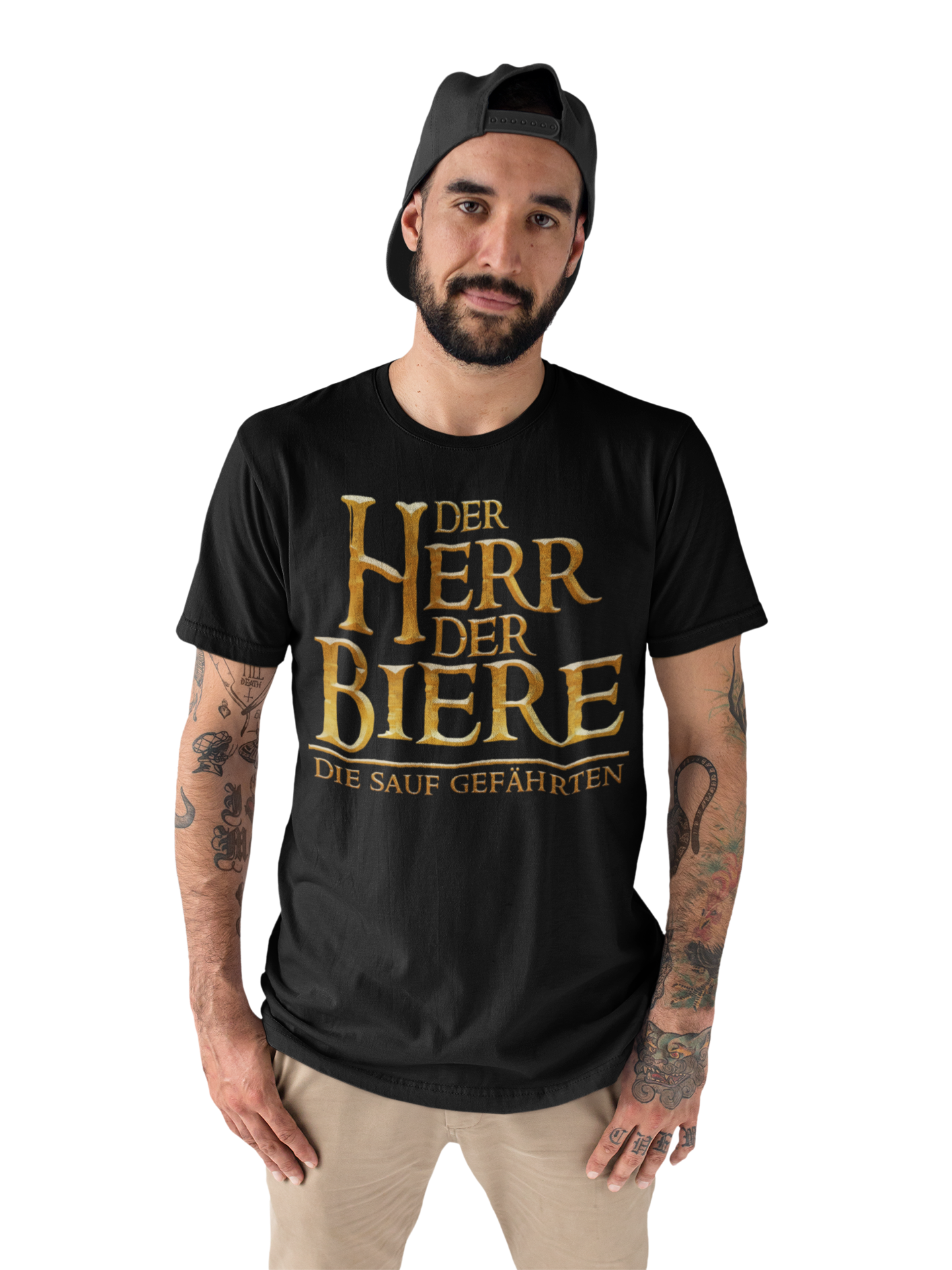 Der Herr der Biere die sauf Gefährten HDR - Herren Shirt