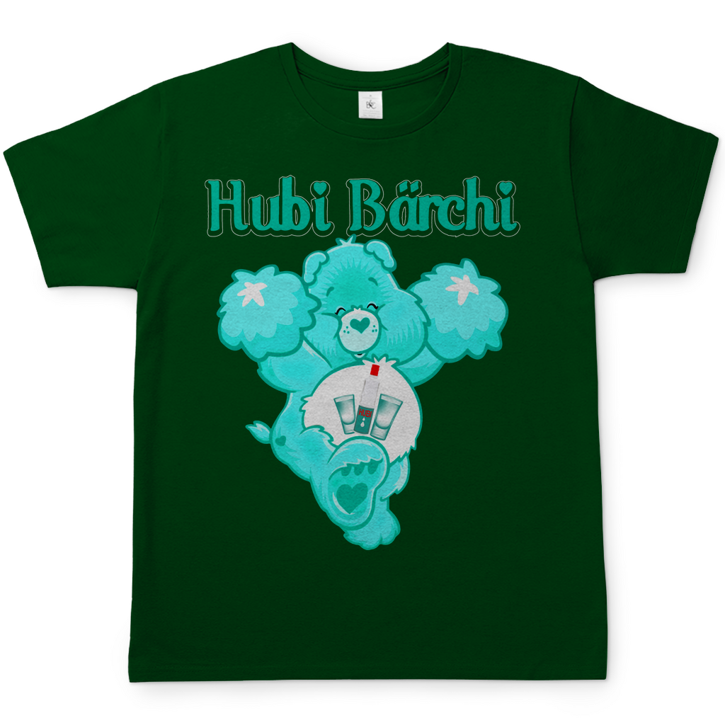 Hubi Bärchi - Glücksbärchi - Herren Shirt Bottle Green