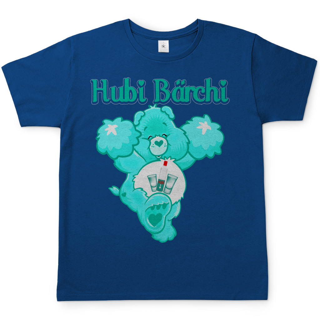 Hubi Bärchi - Glücksbärchi - Herren Shirt Royal Blue