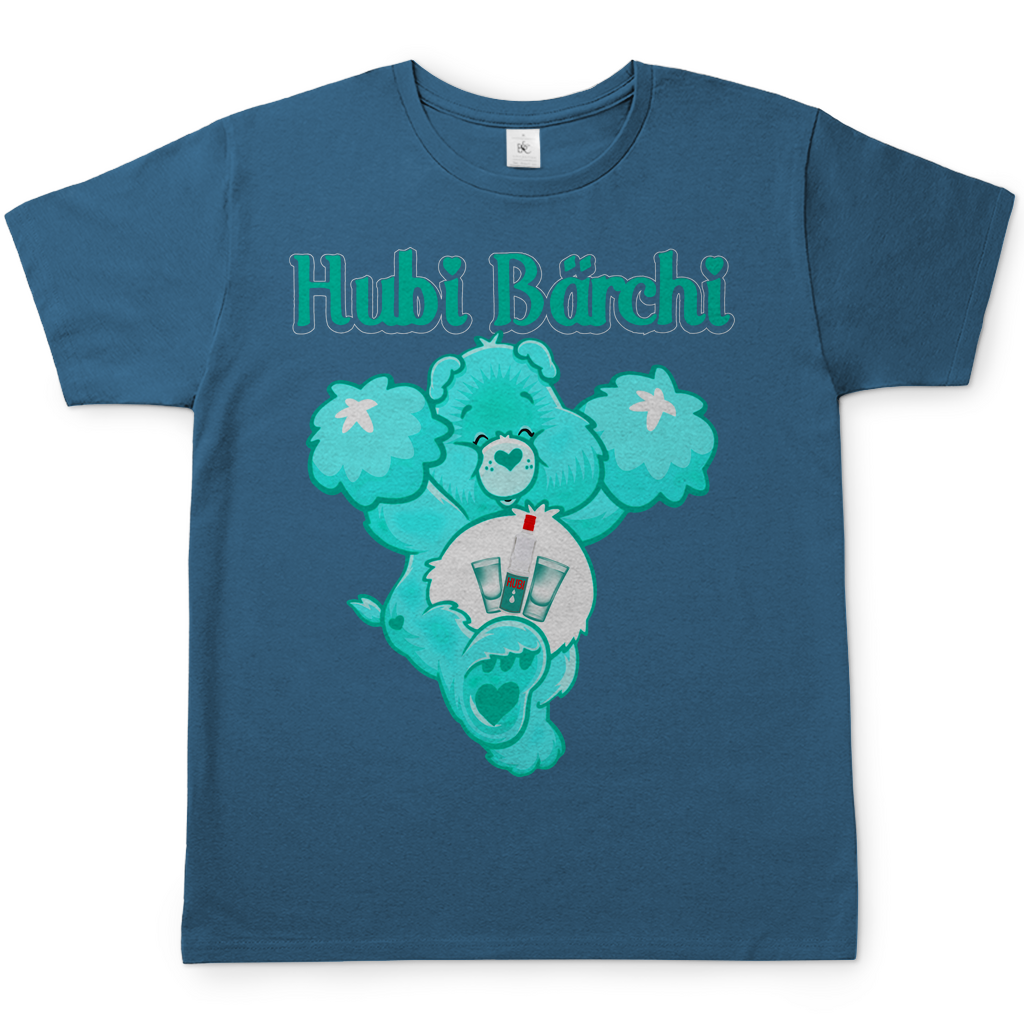 Hubi Bärchi - Glücksbärchi - Herren Shirt Stone Blue
