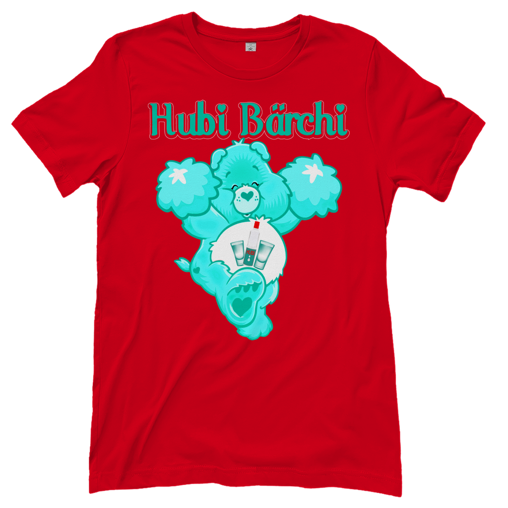 Hubi Bärchi - Glücksbärchi - Damenshirt Red