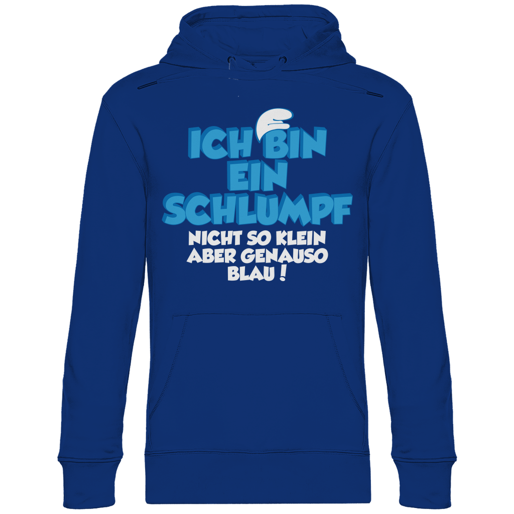 Ich bin ein Schlumpf nicht so klein aber genauso blau - Unisex Hoodie Royal